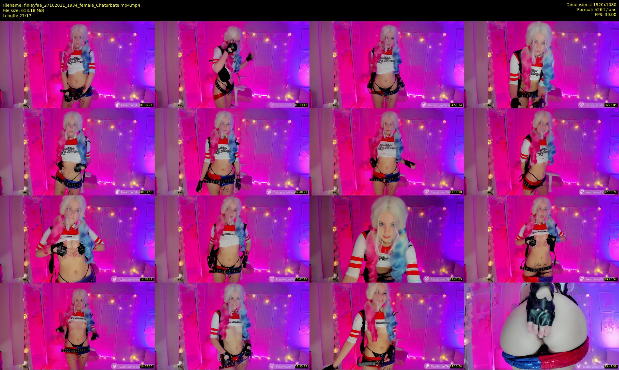 finleyfae — 28 minute Chaturbate female cam show recording, 1080p, Oct 27, 2021