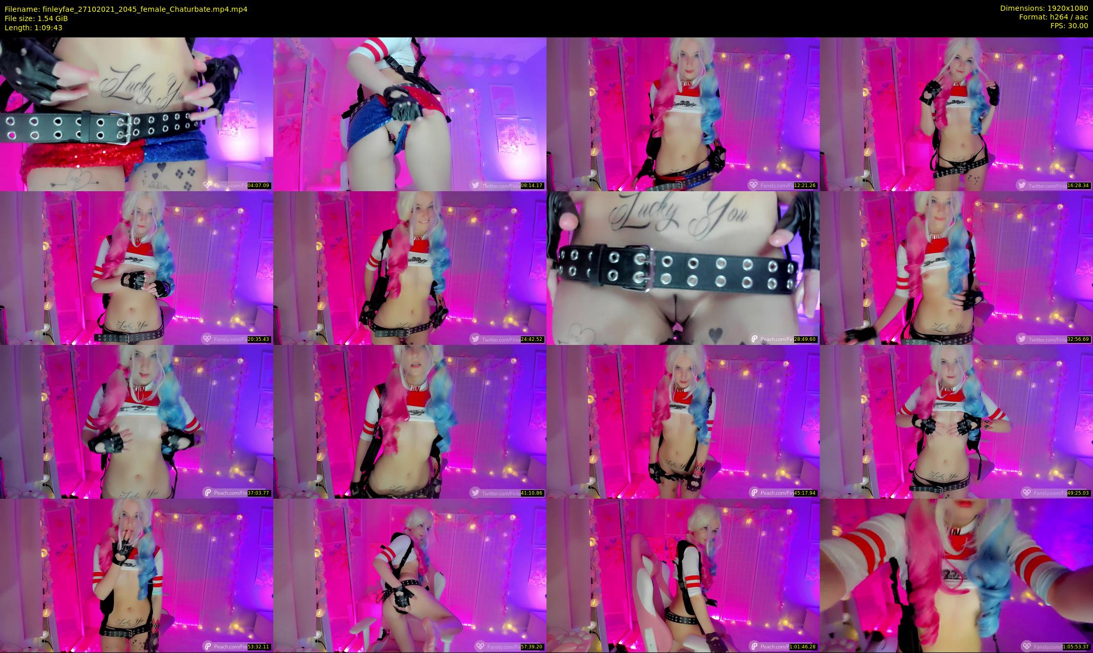 finleyfae — 70 minute Chaturbate female cam show recording, 1080p, Oct 27, 2021
