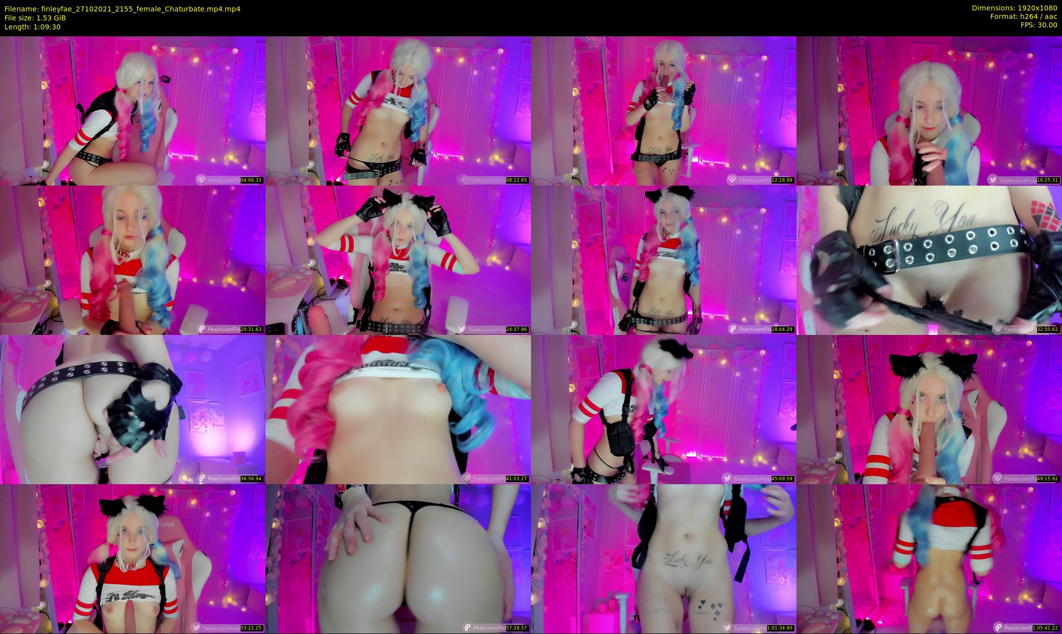 finleyfae — 70 minute Chaturbate female cam show recording, 1080p, Oct 27, 2021