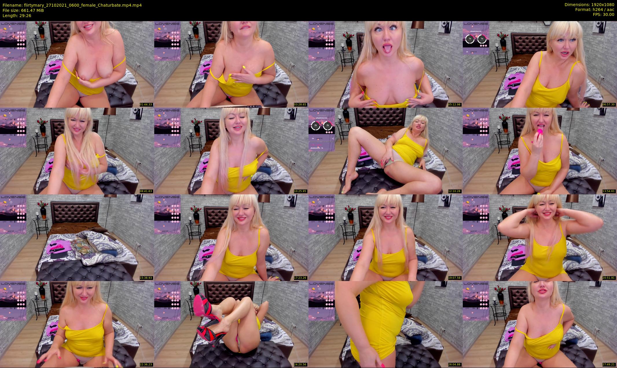 flirtymary — 30 minute Chaturbate female cam show recording, 1080p, Oct 27, 2021