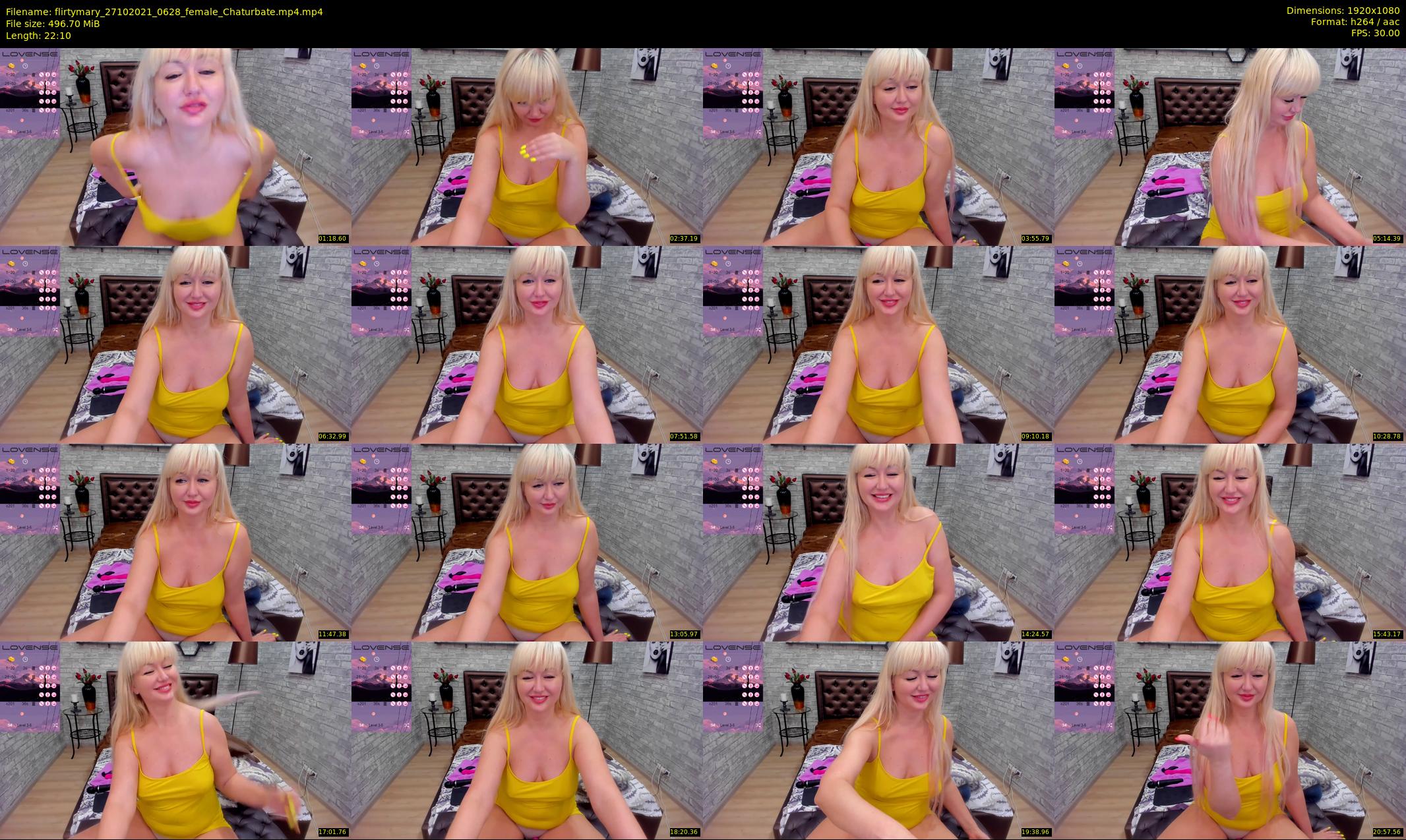 flirtymary — 23 minute Chaturbate female cam show recording, 1080p, Oct 27, 2021