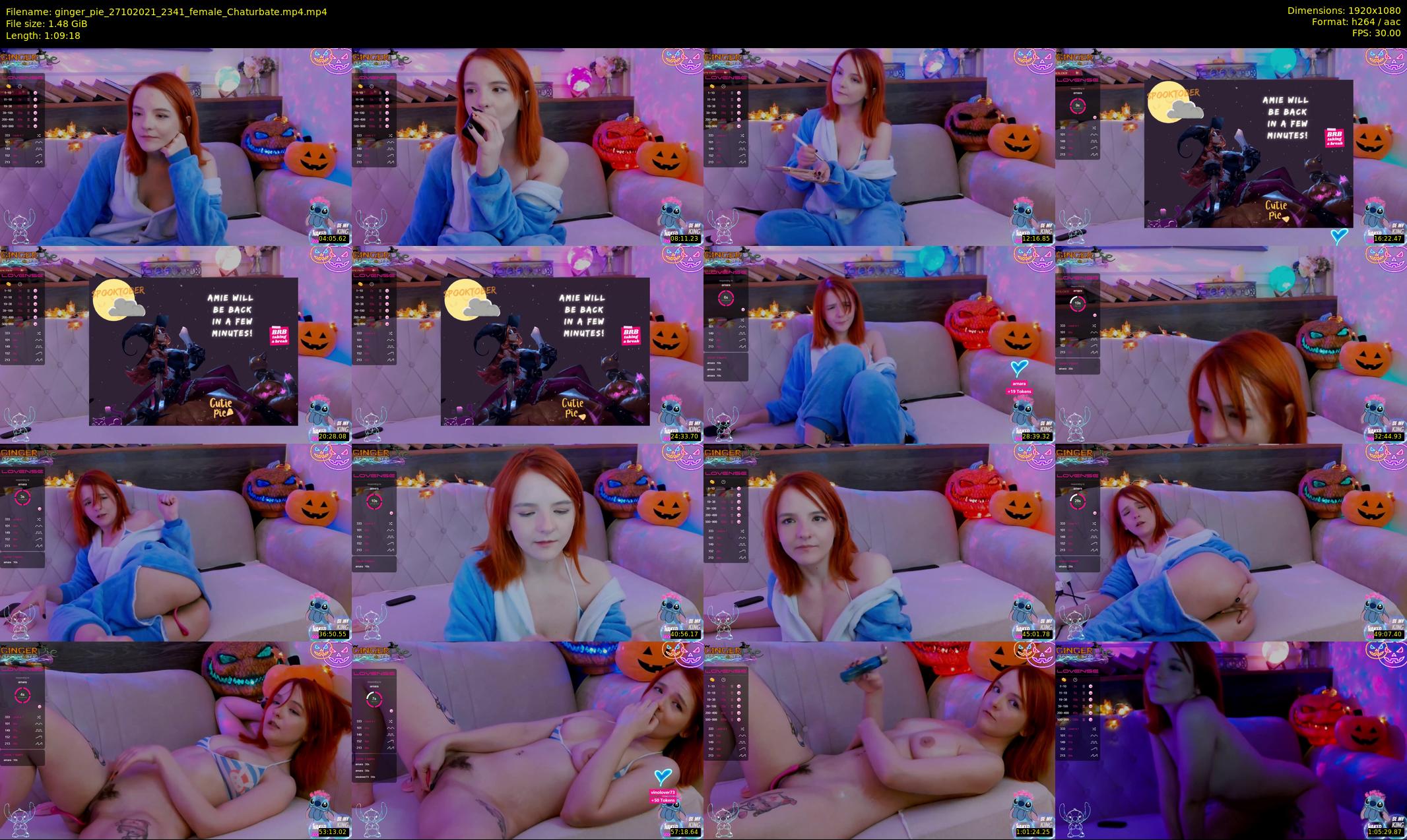 ginger_pie — 70 minute Chaturbate female cam show recording, 1080p, Oct 27, 2021