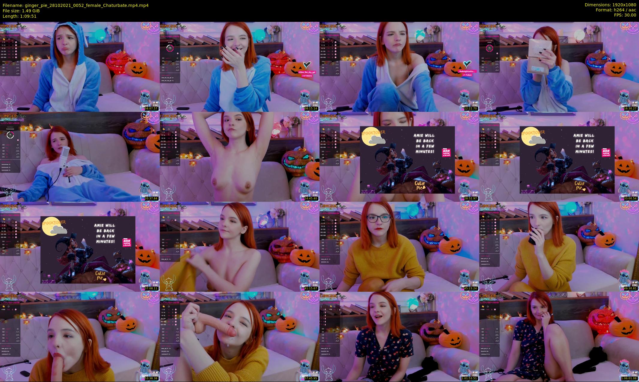 ginger_pie — 70 minute Chaturbate female cam show recording, 1080p, Oct 28, 2021