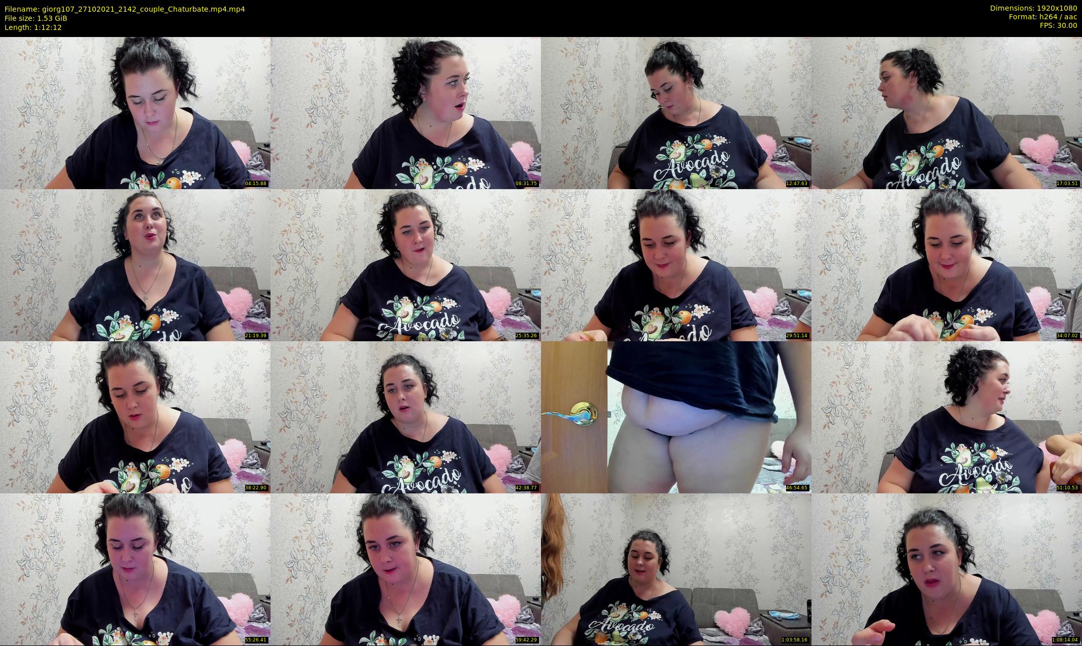 giorg107 — 73 minute Chaturbate couple cam show recording, 1080p, Oct 27, 2021