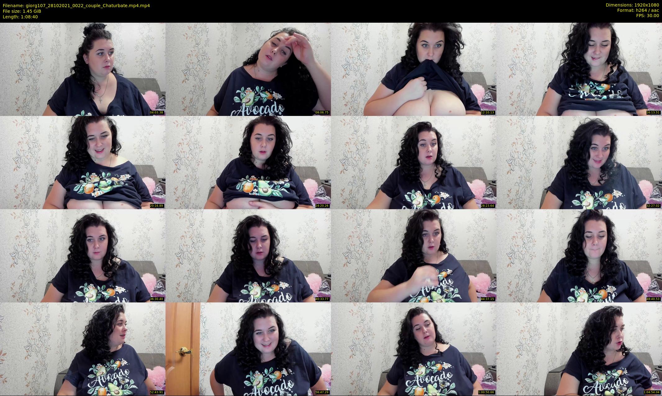 giorg107 — 69 minute Chaturbate couple cam show recording, 1080p, Oct 28, 2021