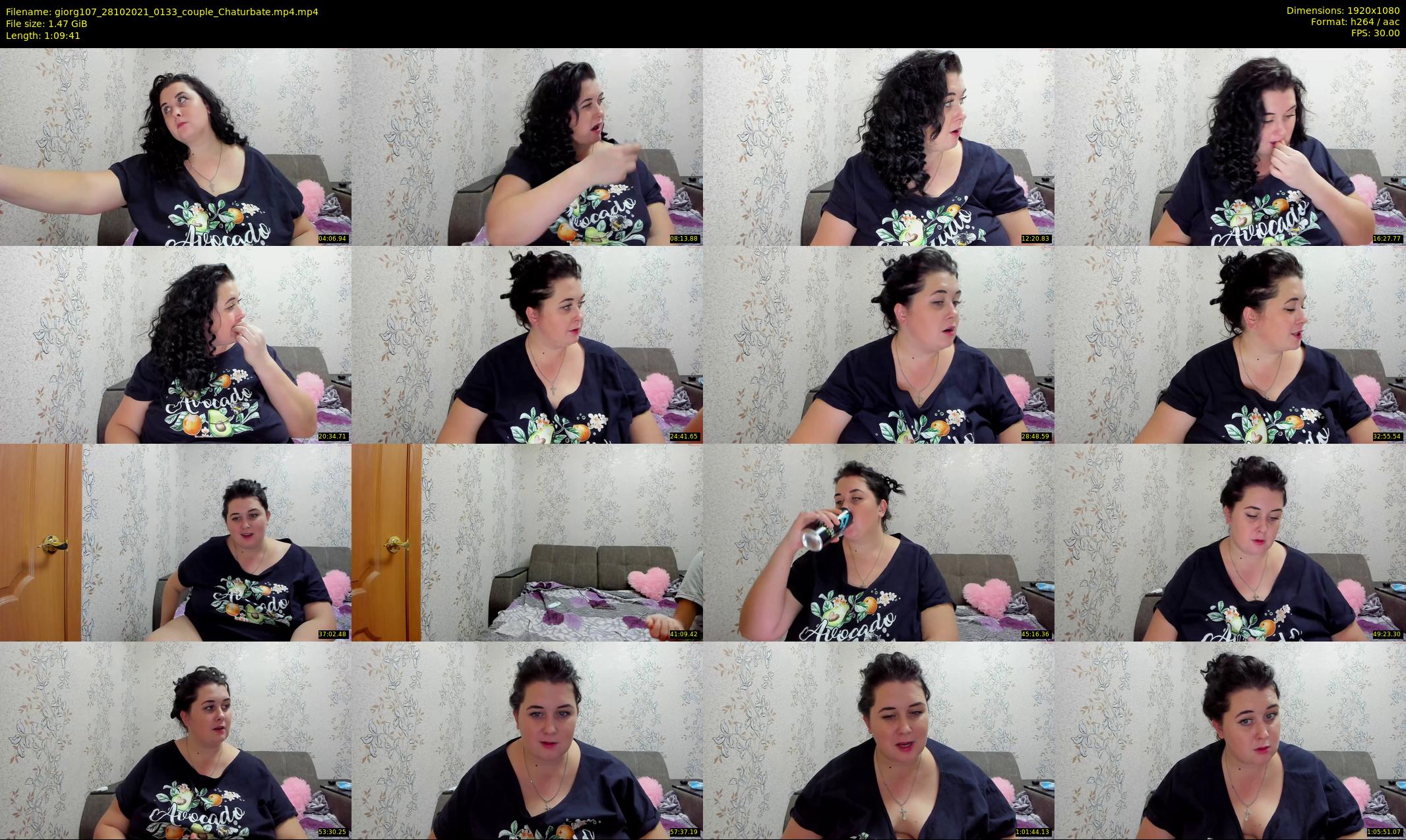 giorg107 — 70 minute Chaturbate couple cam show recording, 1080p, Oct 28, 2021