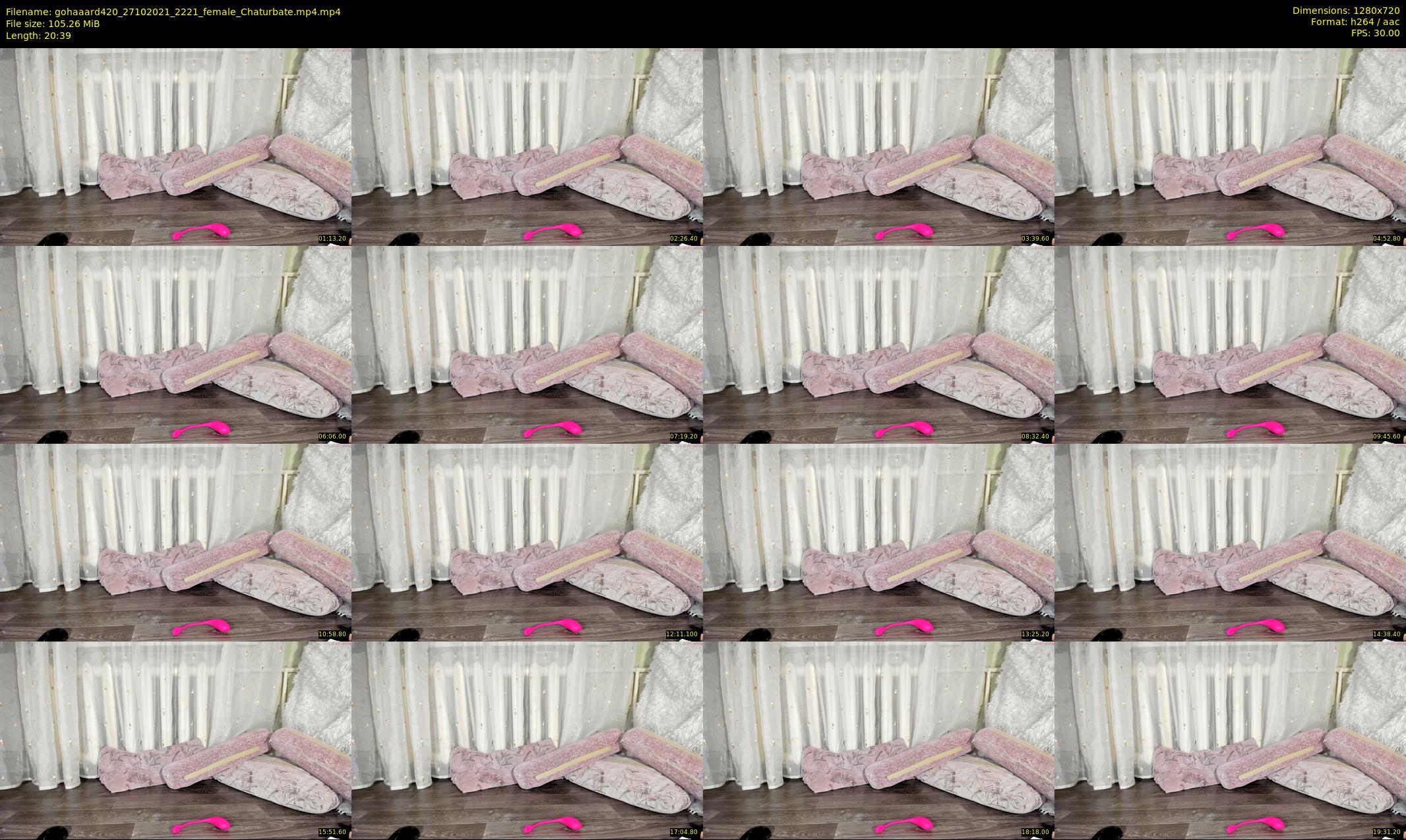 gohaaard420 — 21 minute Chaturbate female cam show recording, 720p, Oct 27, 2021