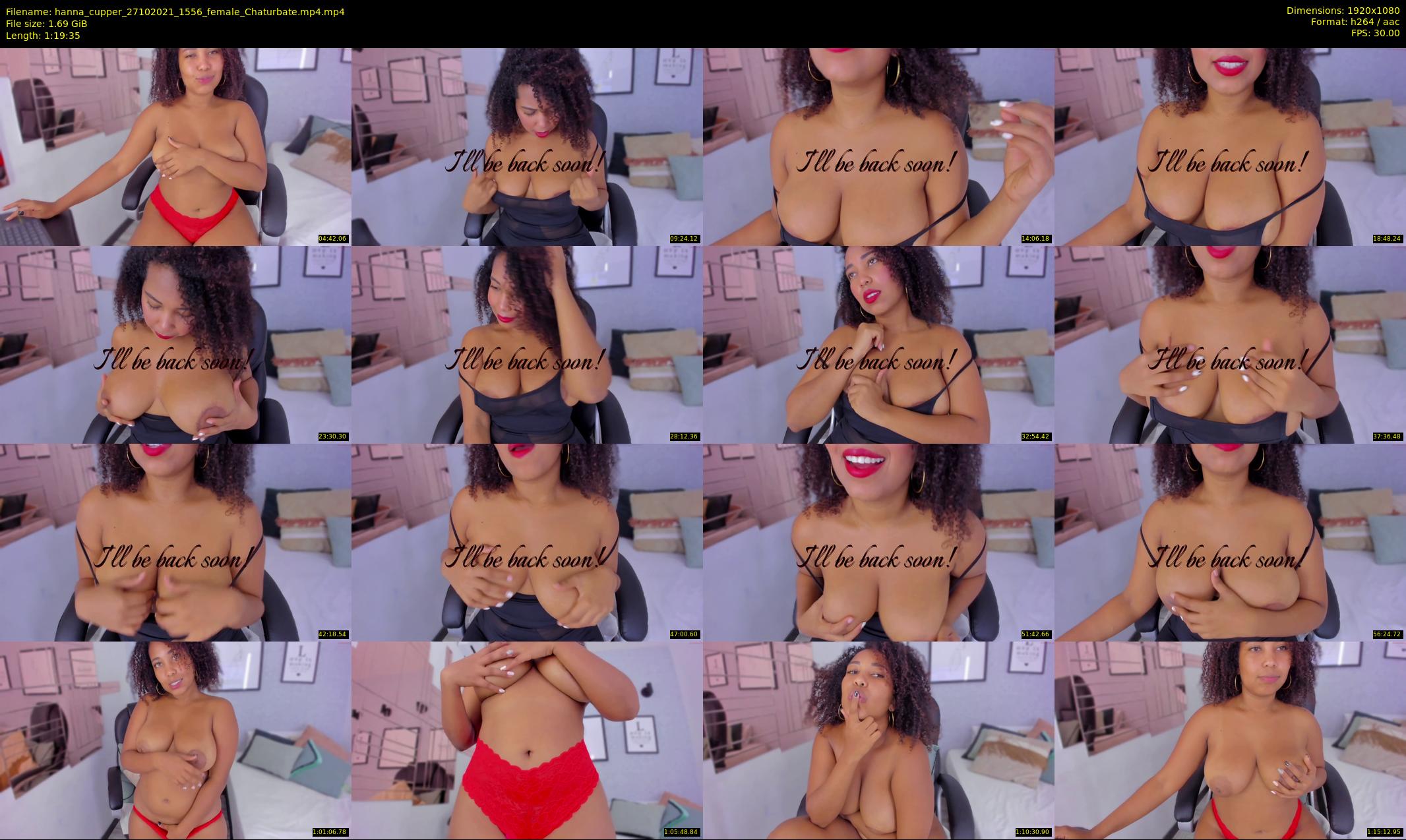 hanna_cupper — 80 minute Chaturbate female cam show recording, 1080p, Oct 27, 2021