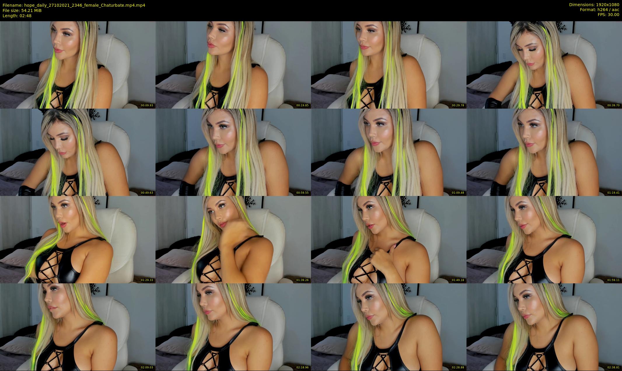 hope_daily — 3 minute Chaturbate female cam show recording, 1080p, Oct 27, 2021