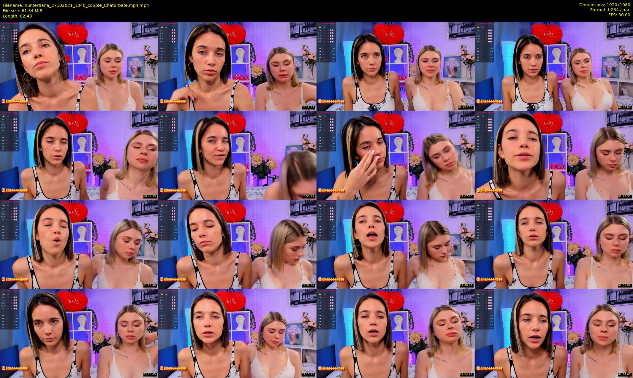 huntertiana — 3 minute Chaturbate female cam show recording, 1080p, Oct 27, 2021