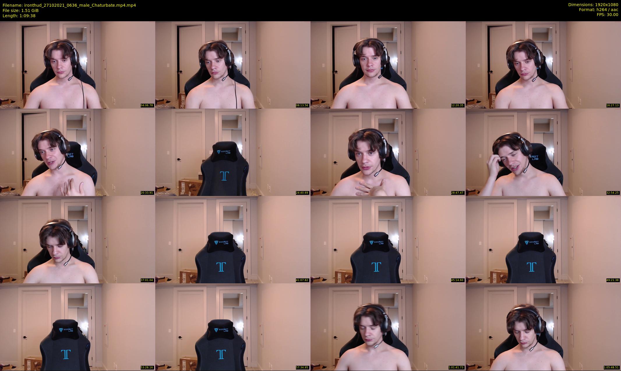 ironthud — 70 minute Chaturbate male cam show recording, 1080p, Oct 27, 2021