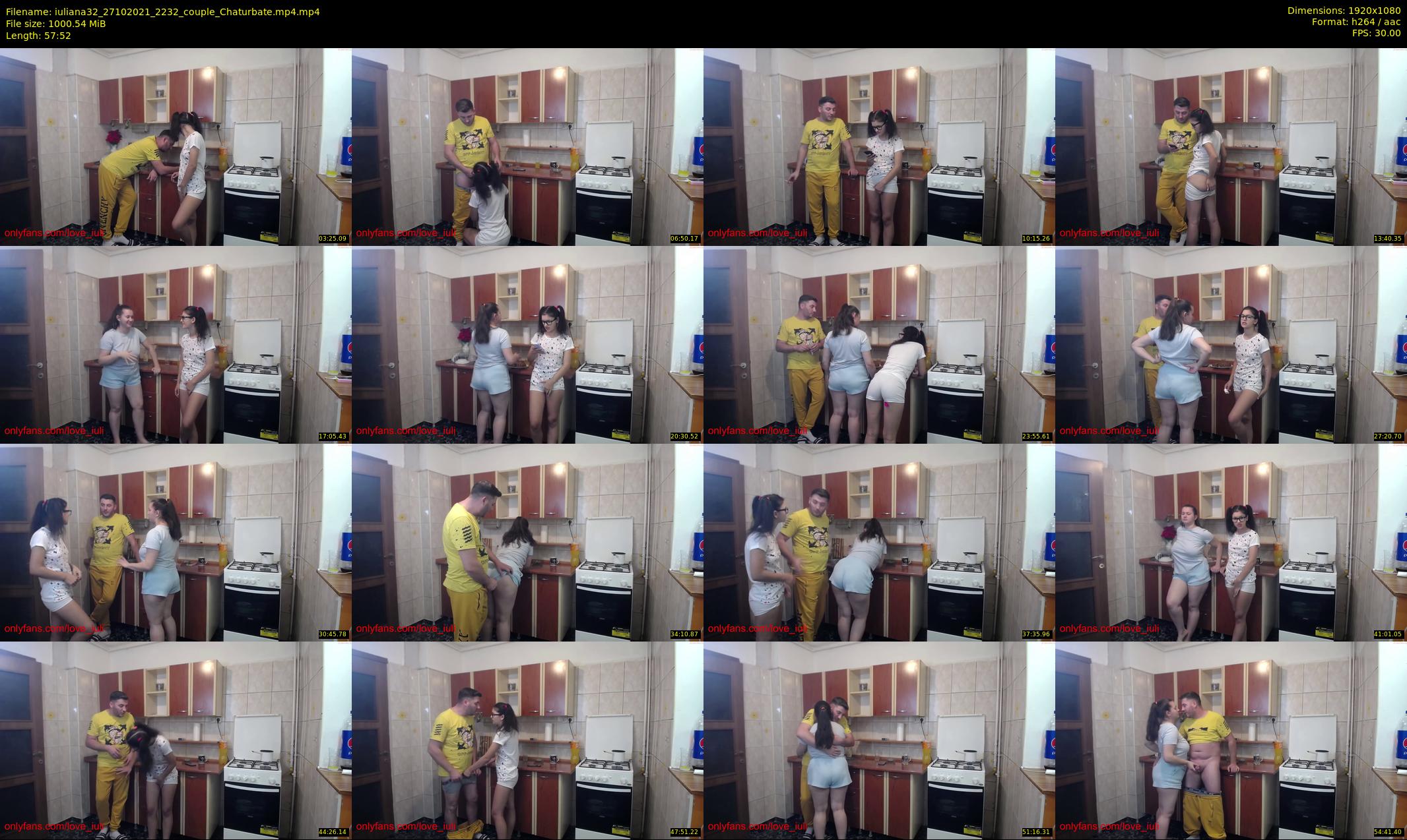 iuliana32 — 58 minute Chaturbate couple cam show recording, 1080p, Oct 27, 2021