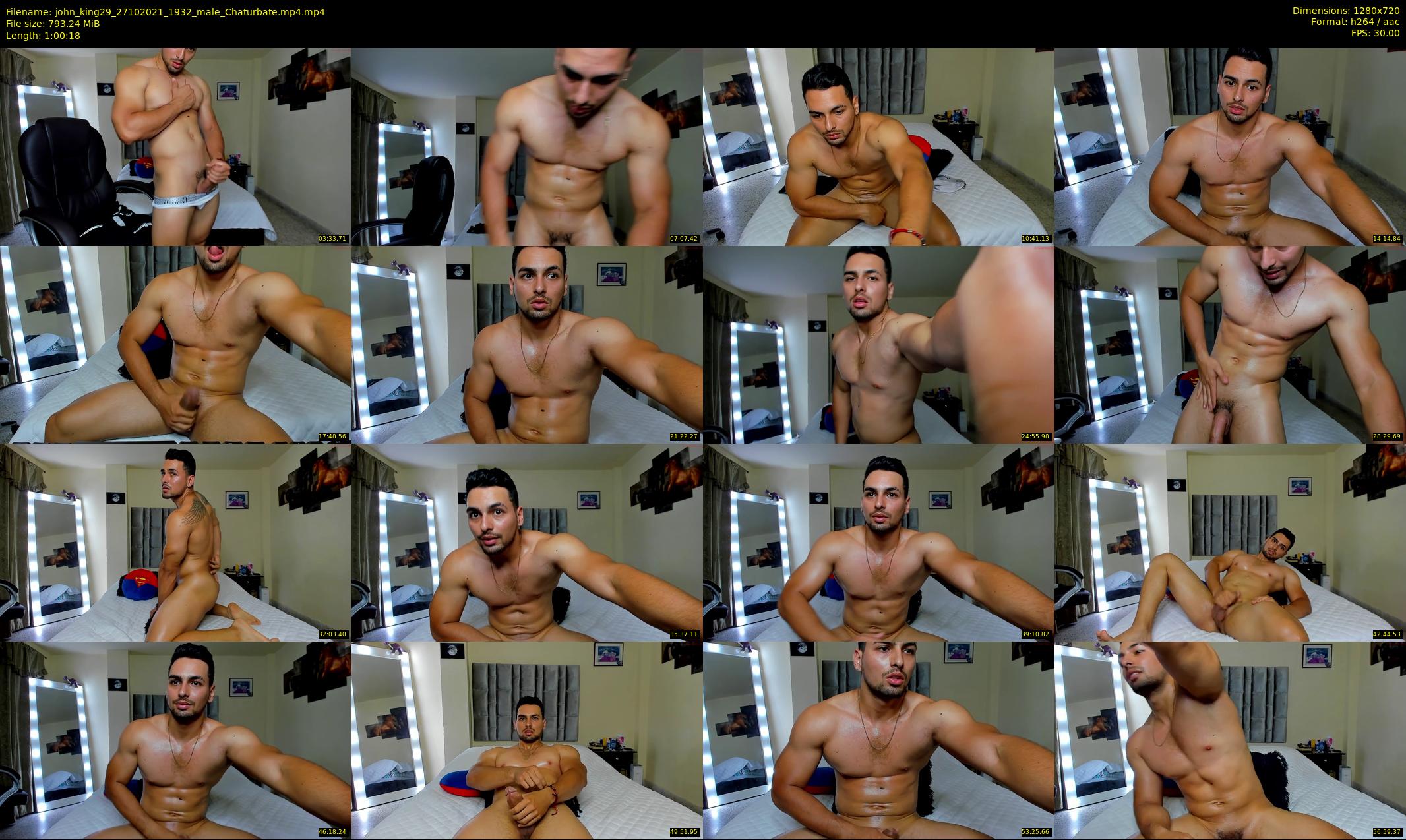 john_king29 — 61 minute Chaturbate male cam show recording, 720p, Oct 27, 2021