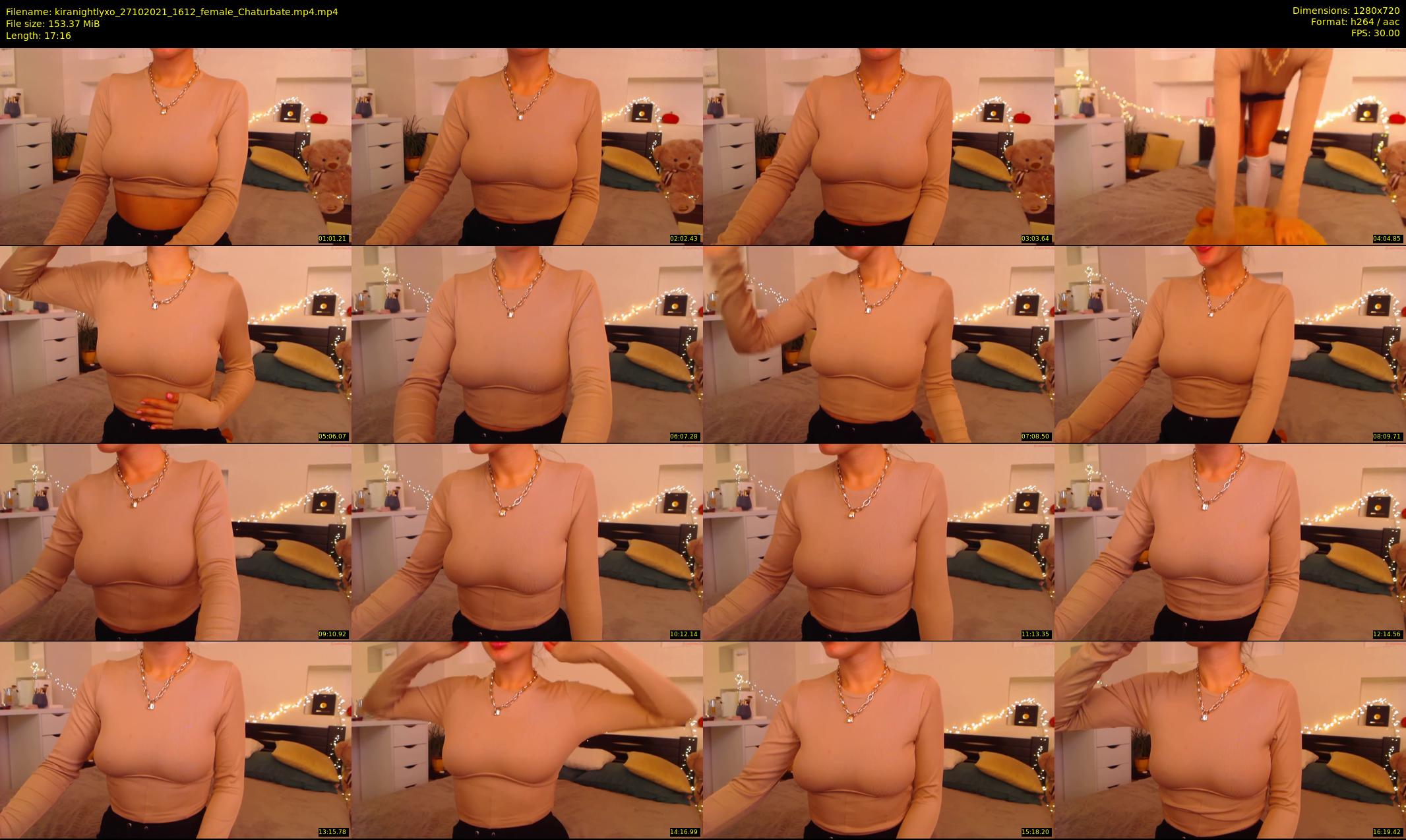 kiranightlyxo — 18 minute Chaturbate female cam show recording, 720p, Oct 27, 2021