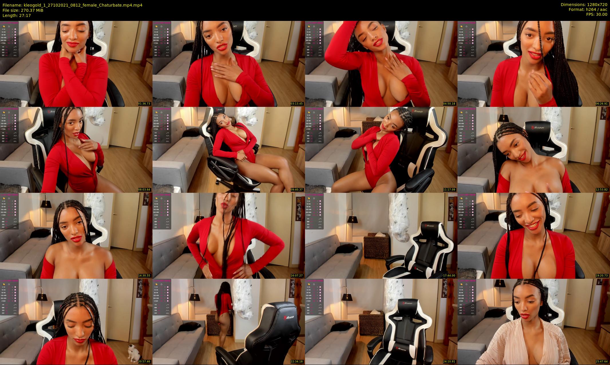 kleogold_1 — 28 minute Chaturbate female cam show recording, 720p, Oct 27, 2021