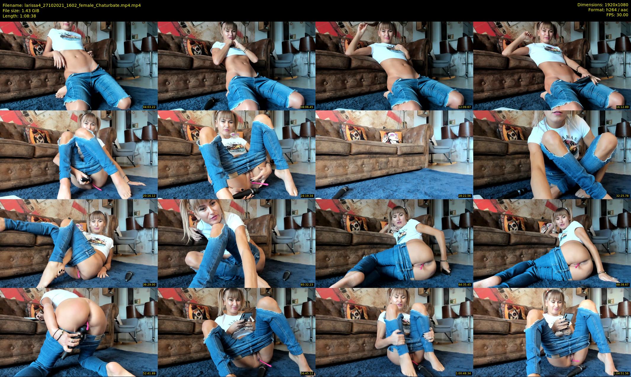 larissa4 — 69 minute Chaturbate female cam show recording, 1080p, Oct 27, 2021