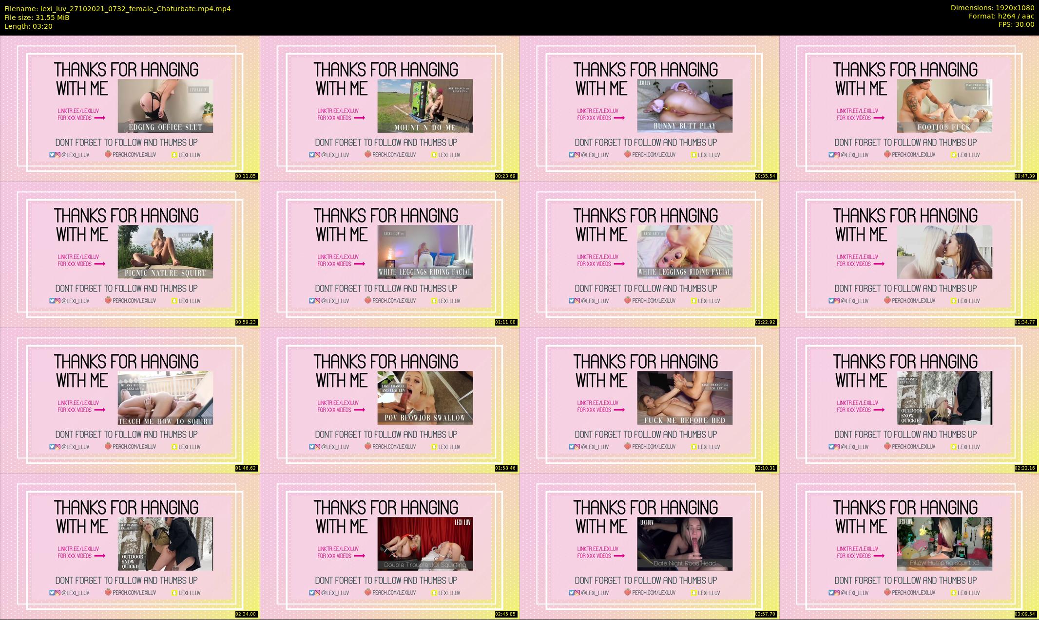 lexi_luv — 4 minute Chaturbate female cam show recording, 1080p, Oct 27, 2021