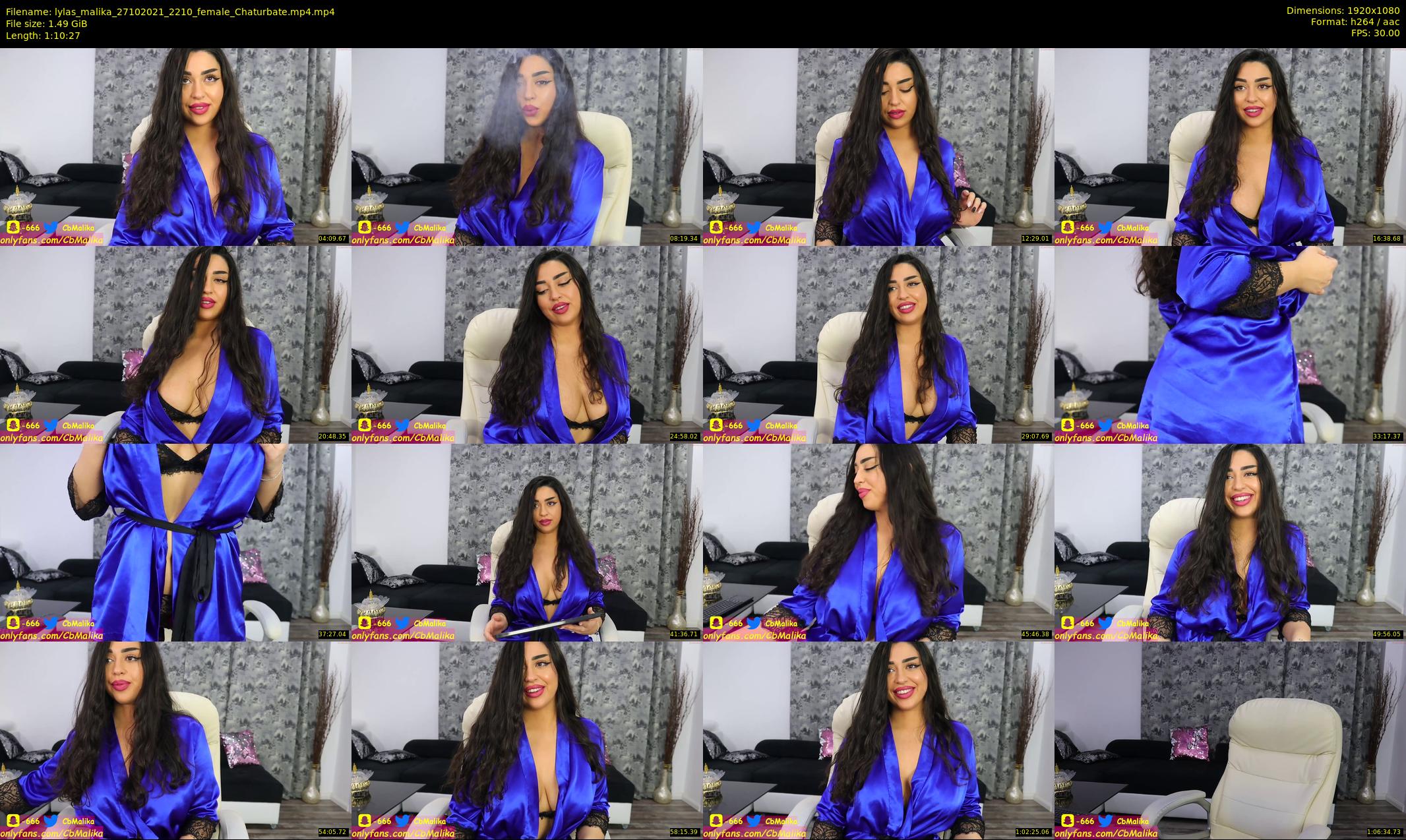 lylas_malika — 71 minute Chaturbate female cam show recording, 1080p, Oct 27, 2021