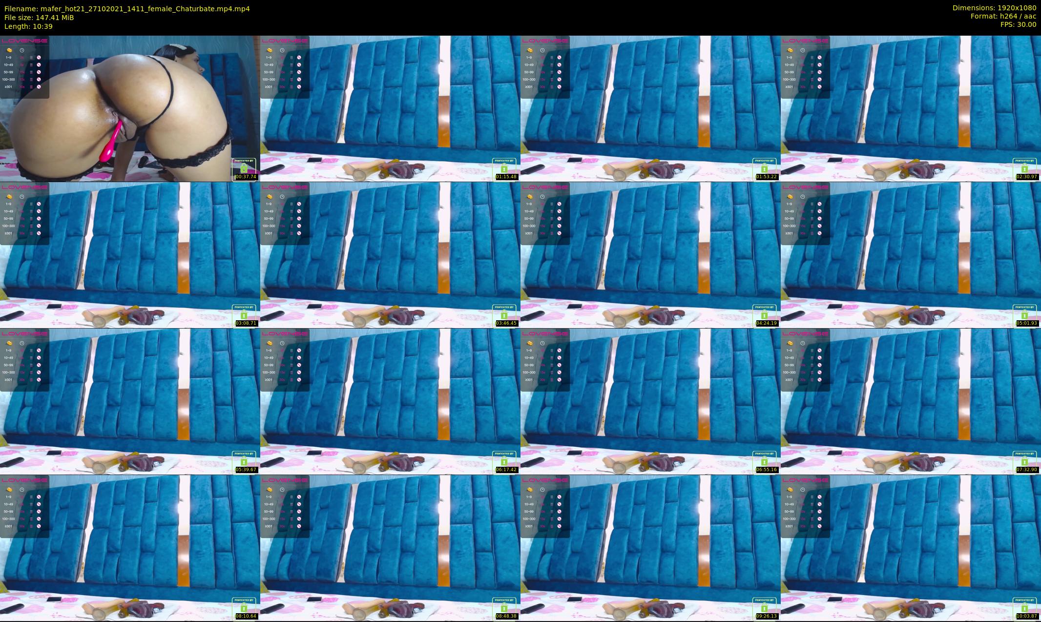 mafer_hot21 — 11 minute Chaturbate female cam show recording, 1080p, Oct 27, 2021