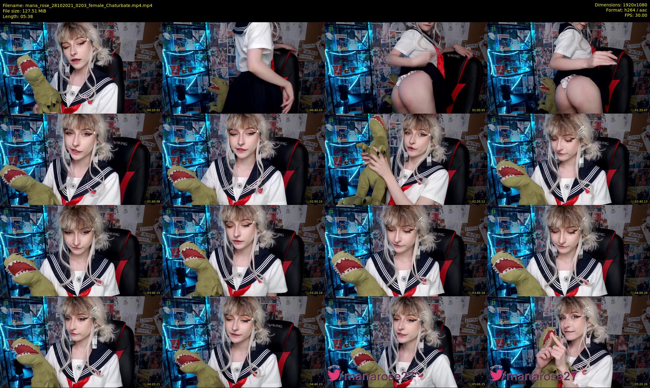 mana_rose — 6 minute Chaturbate female cam show recording, 1080p, Oct 28, 2021