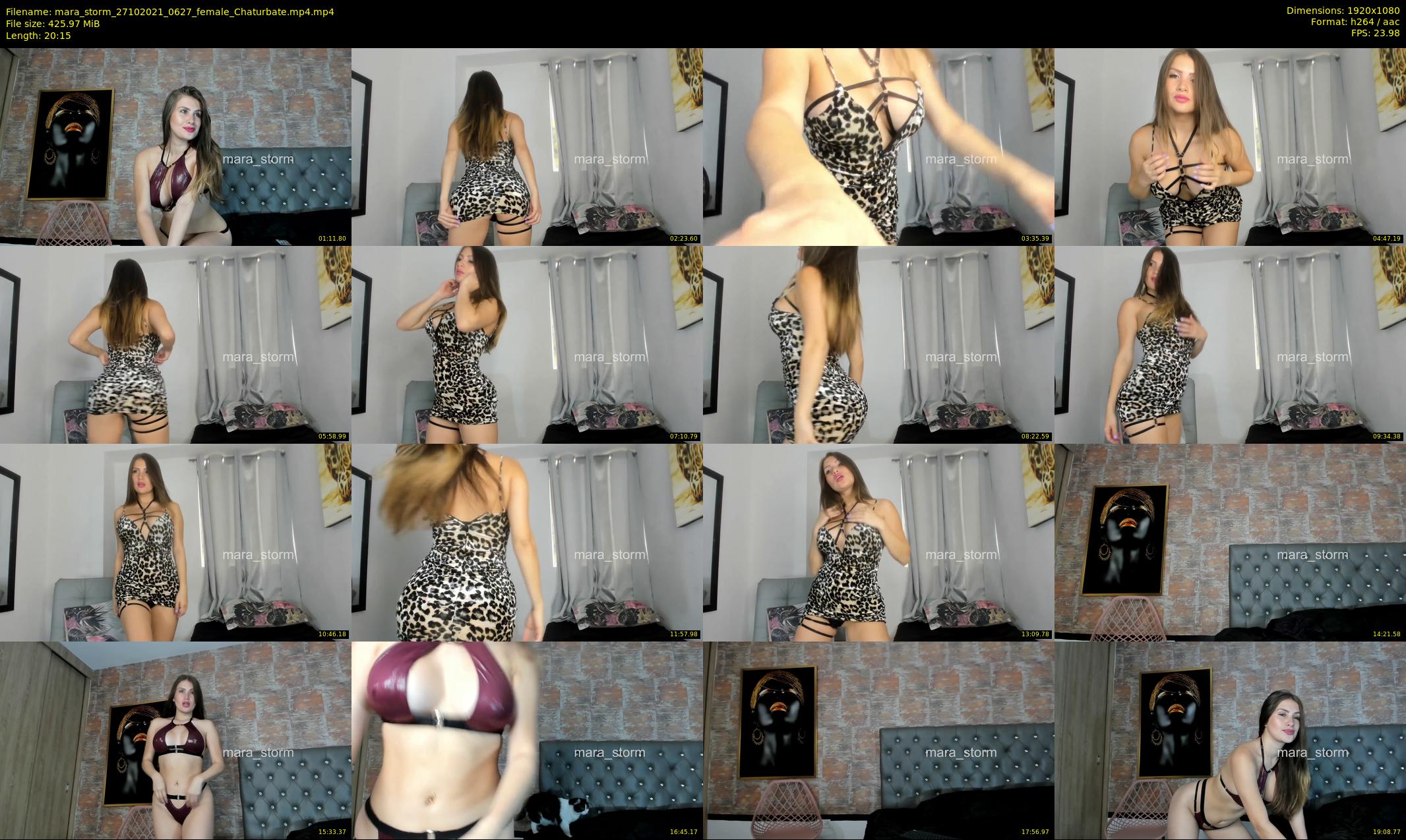 mara_storm — 21 minute Chaturbate female cam show recording, 1080p, Oct 27, 2021