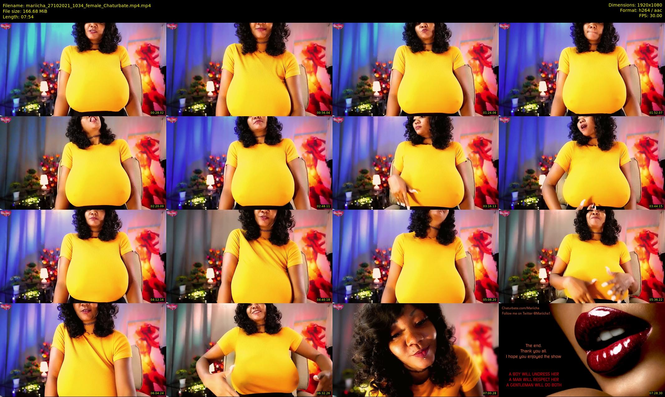 mariicha — 8 minute Chaturbate female cam show recording, 1080p, Oct 27, 2021