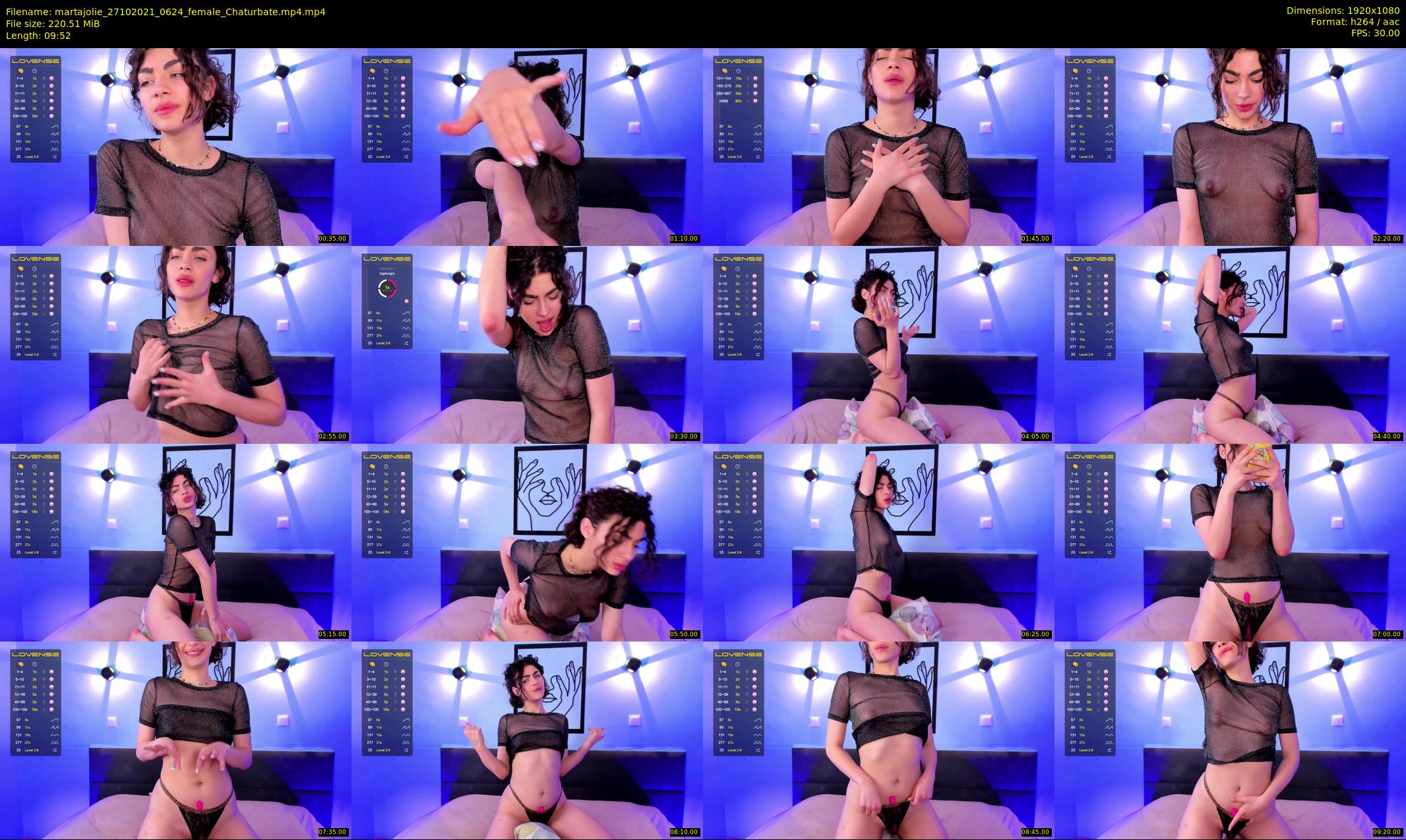 martajolie — 10 minute Chaturbate female cam show recording, 1080p, Oct 27, 2021