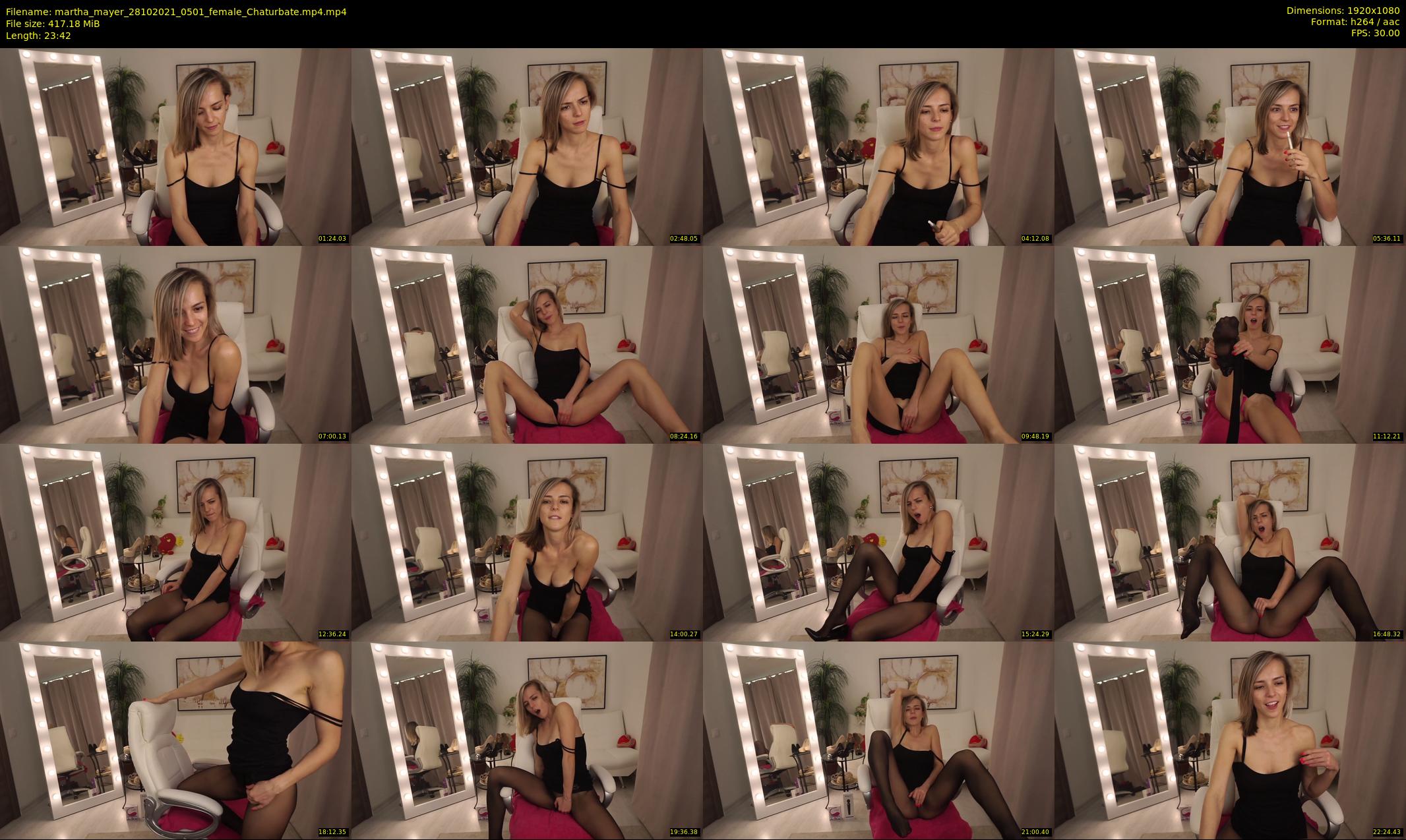 martha_mayer — 24 minute Chaturbate female cam show recording, 1080p, Oct 28, 2021