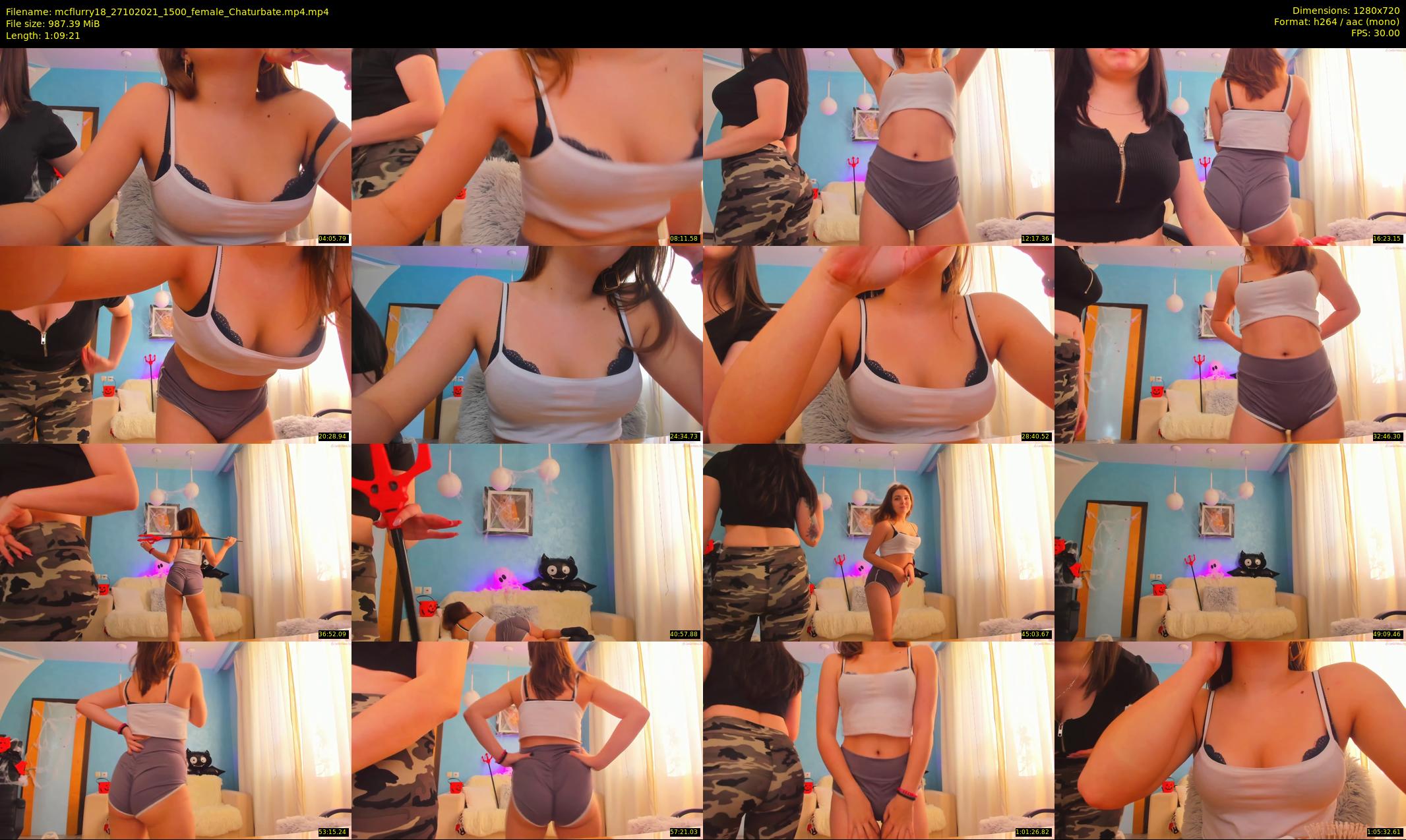 mcflurry18 — 70 minute Chaturbate female cam show recording, 720p, Oct 27, 2021