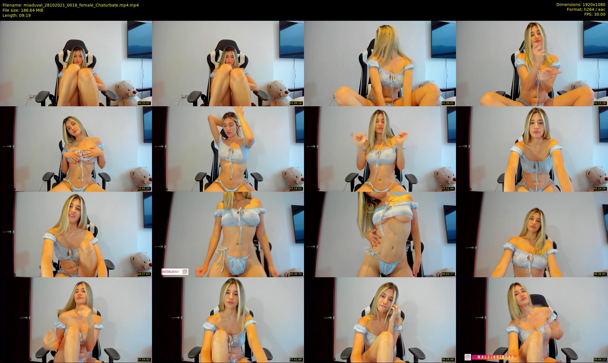 miaduval — 10 minute Chaturbate female cam show recording, 1080p, Oct 28, 2021