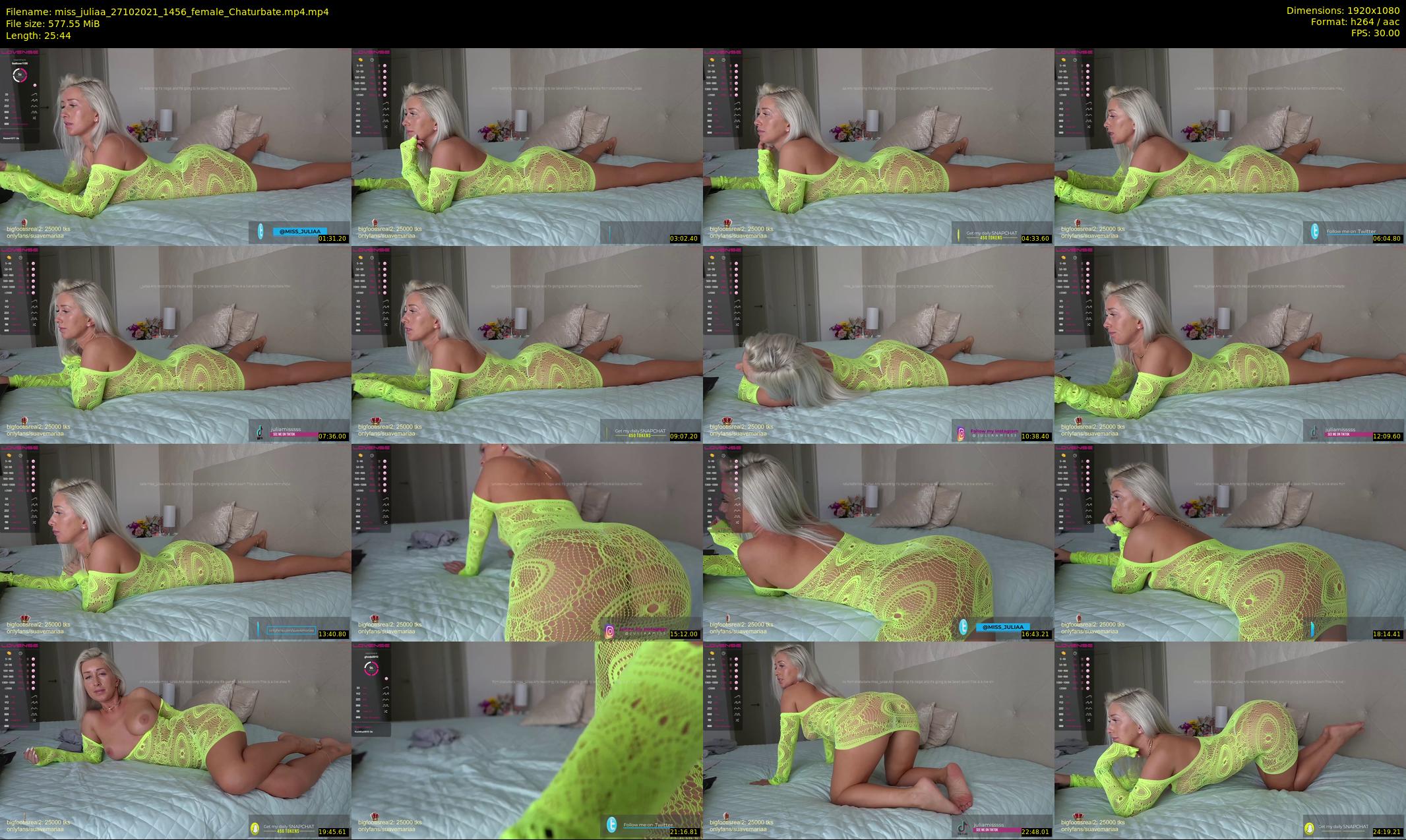 miss_juliaa — 26 minute Chaturbate female cam show recording, 1080p, Oct 27, 2021