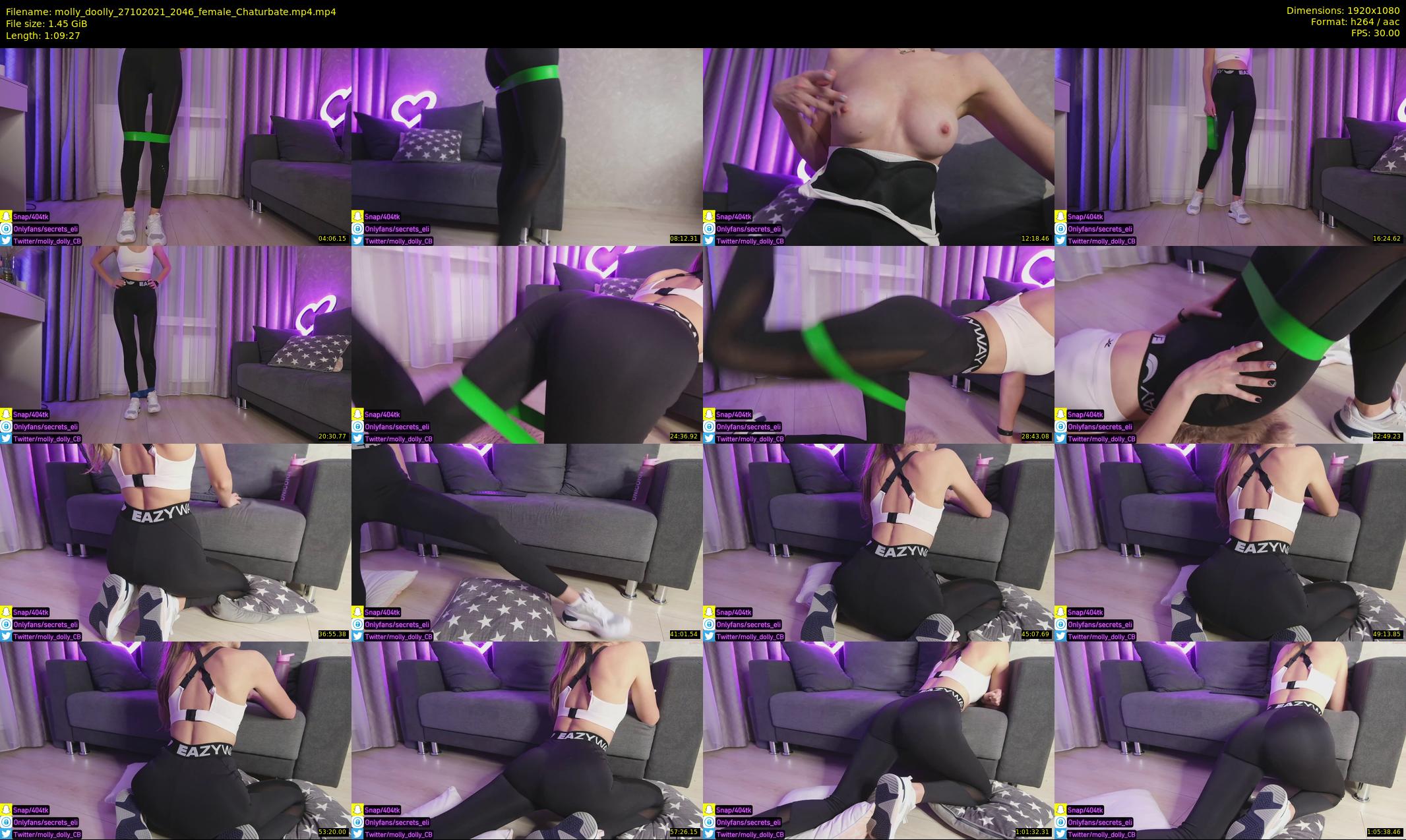 molly_doolly — 70 minute Chaturbate female cam show recording, 1080p, Oct 27, 2021