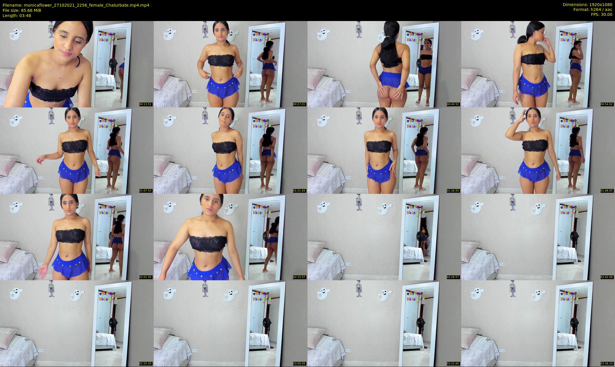 monicaflower — 4 minute Chaturbate female cam show recording, 1080p, Oct 27, 2021