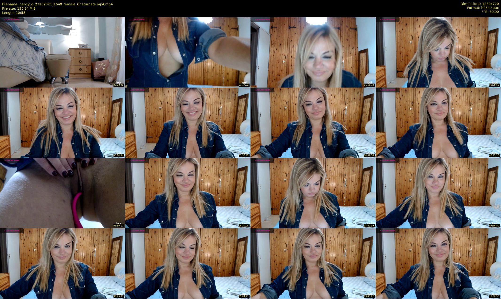 nancy_d — 11 minute Chaturbate female cam show recording, 720p, Oct 27, 2021