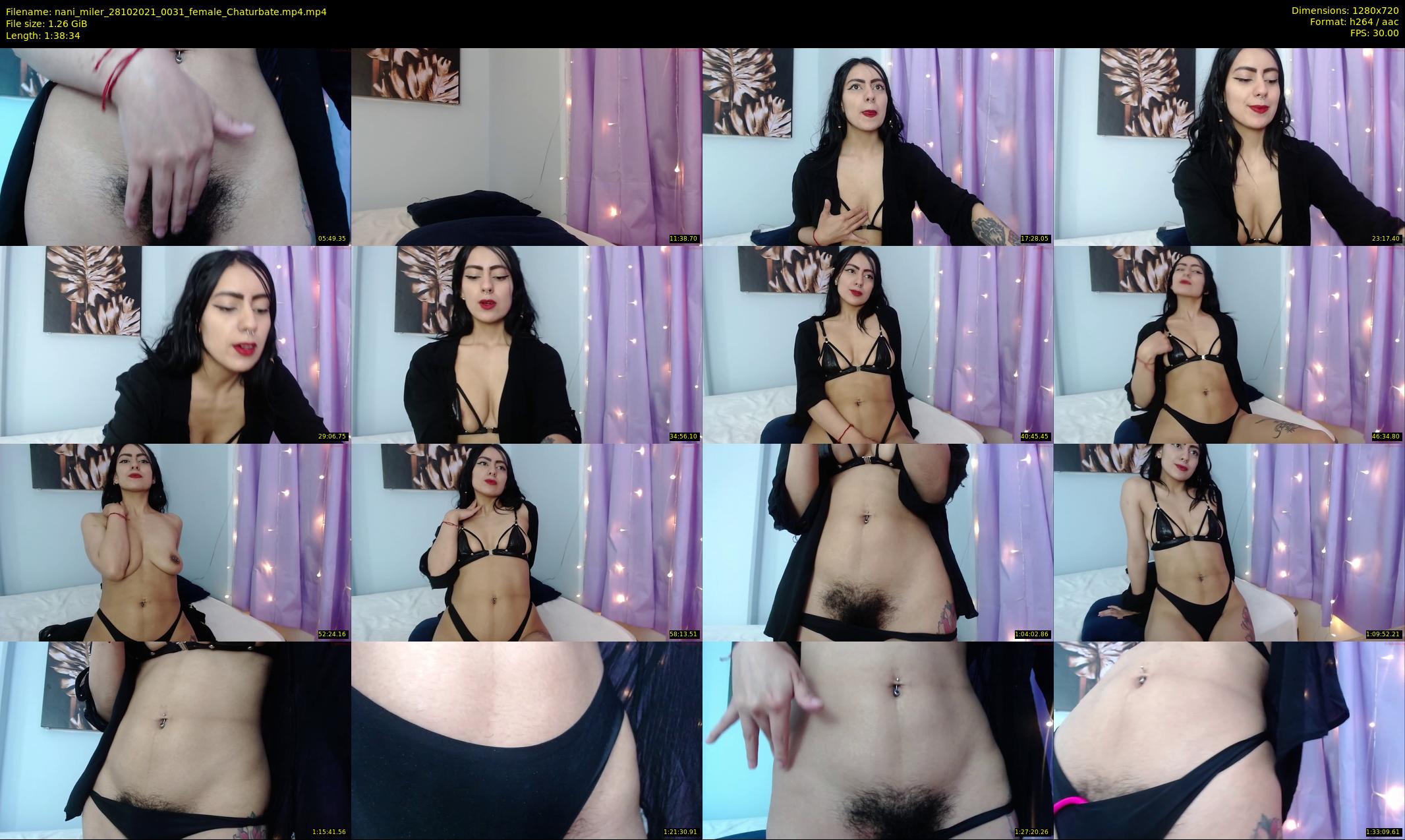 nani_miler — 99 minute Chaturbate female cam show recording, 720p, Oct 28, 2021