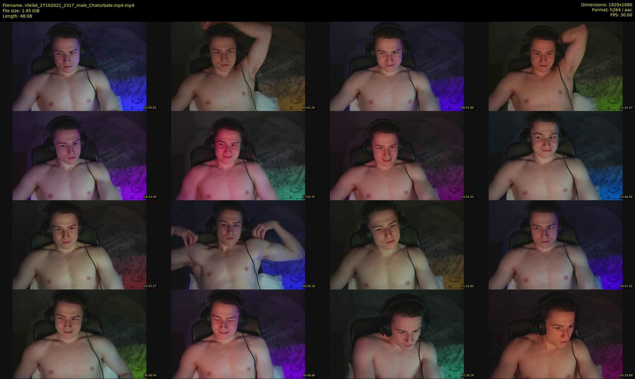 nfeibk — 49 minute Chaturbate male cam show recording, 1080p, Oct 27, 2021