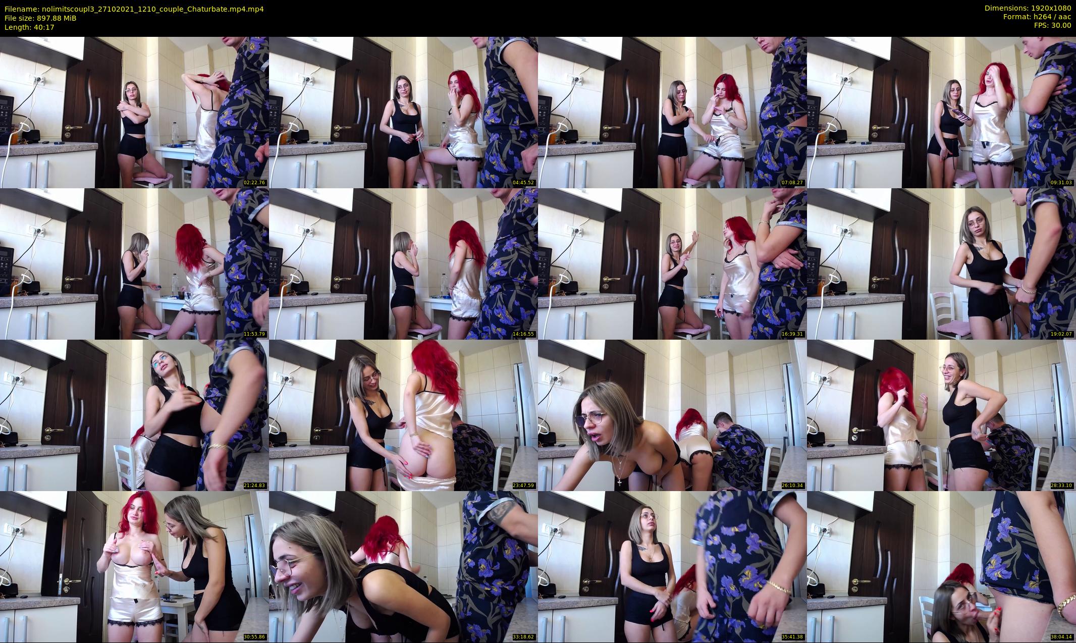 nolimitscoupl3 — 41 minute Chaturbate couple cam show recording, 1080p, Oct 27, 2021