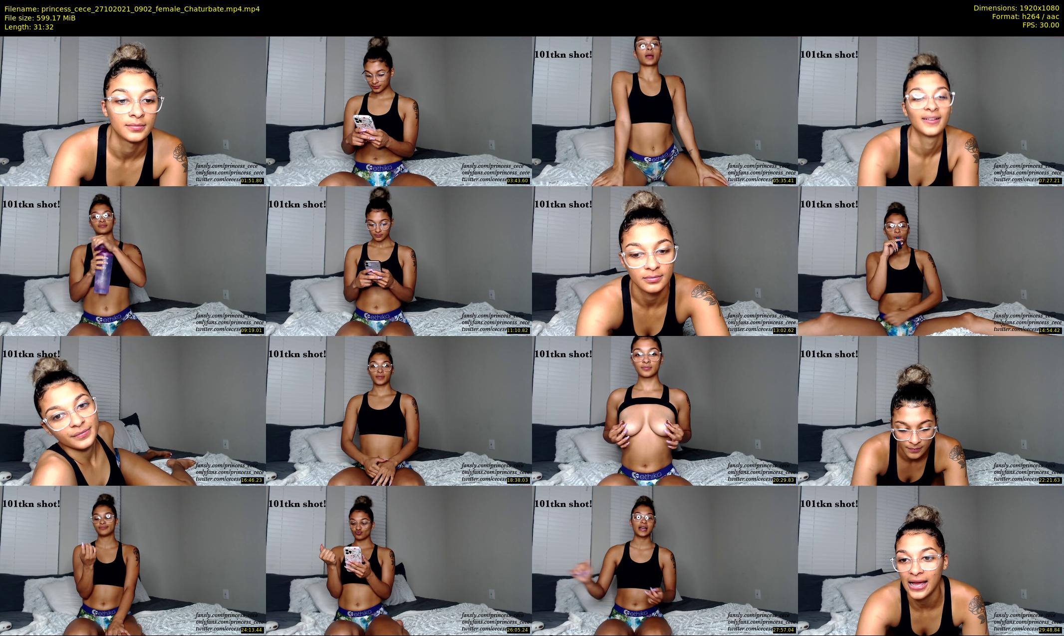 princess_cece — 32 minute Chaturbate female cam show recording, 1080p, Oct 27, 2021