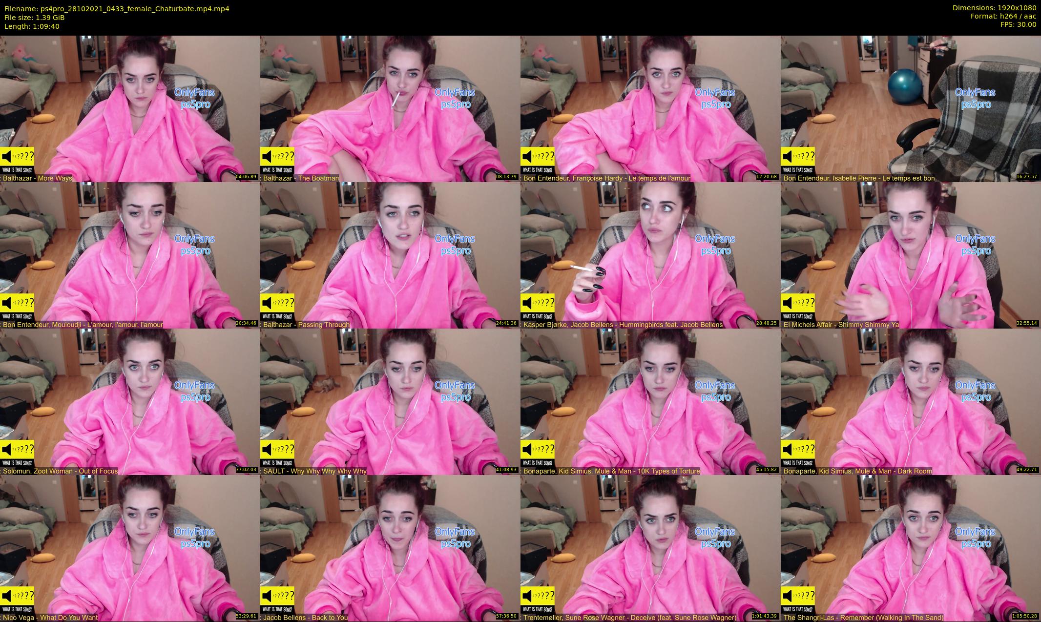 ps4pro — 70 minute Chaturbate female cam show recording, 1080p, Oct 28, 2021