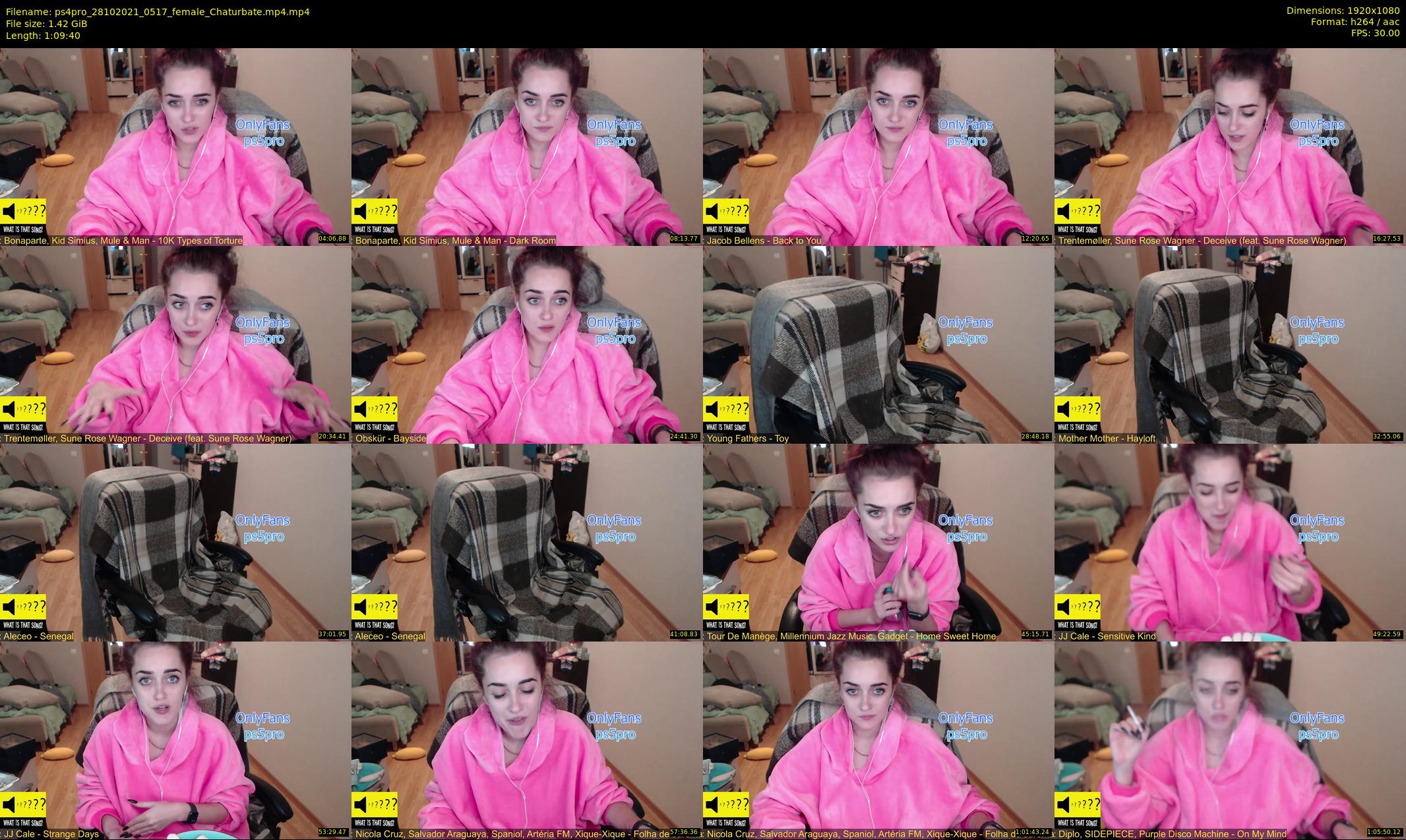 ps4pro — 70 minute Chaturbate female cam show recording, 1080p, Oct 28, 2021