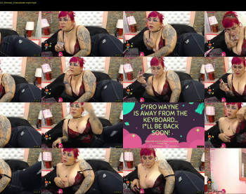 pyrowayne — 73 minute Chaturbate female cam show recording, 1080p, Oct 28, 2021