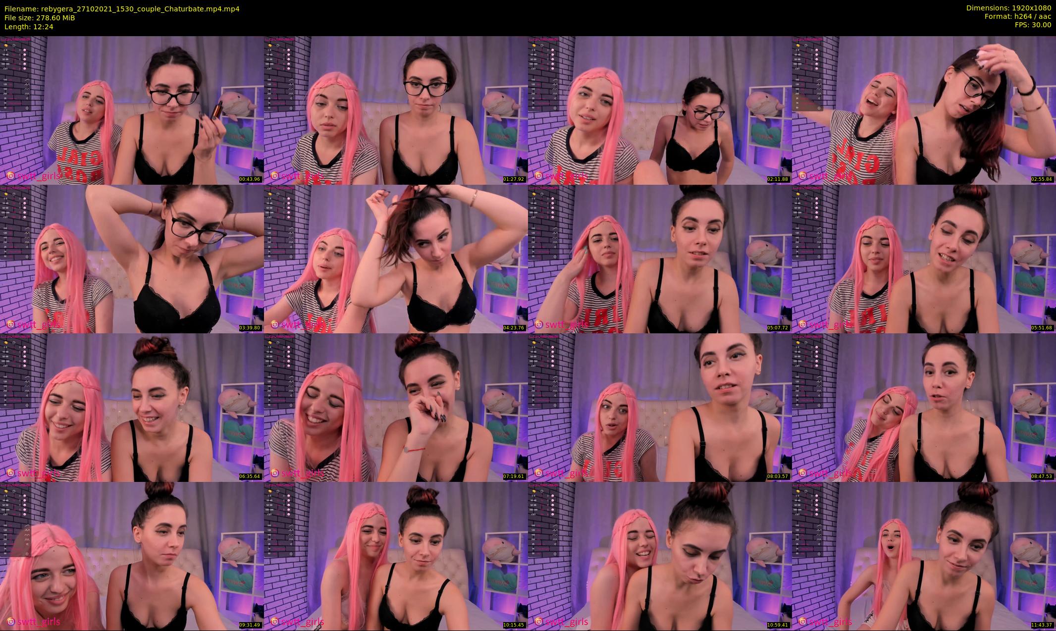 rebygera — 13 minute Chaturbate couple cam show recording, 1080p, Oct 27, 2021