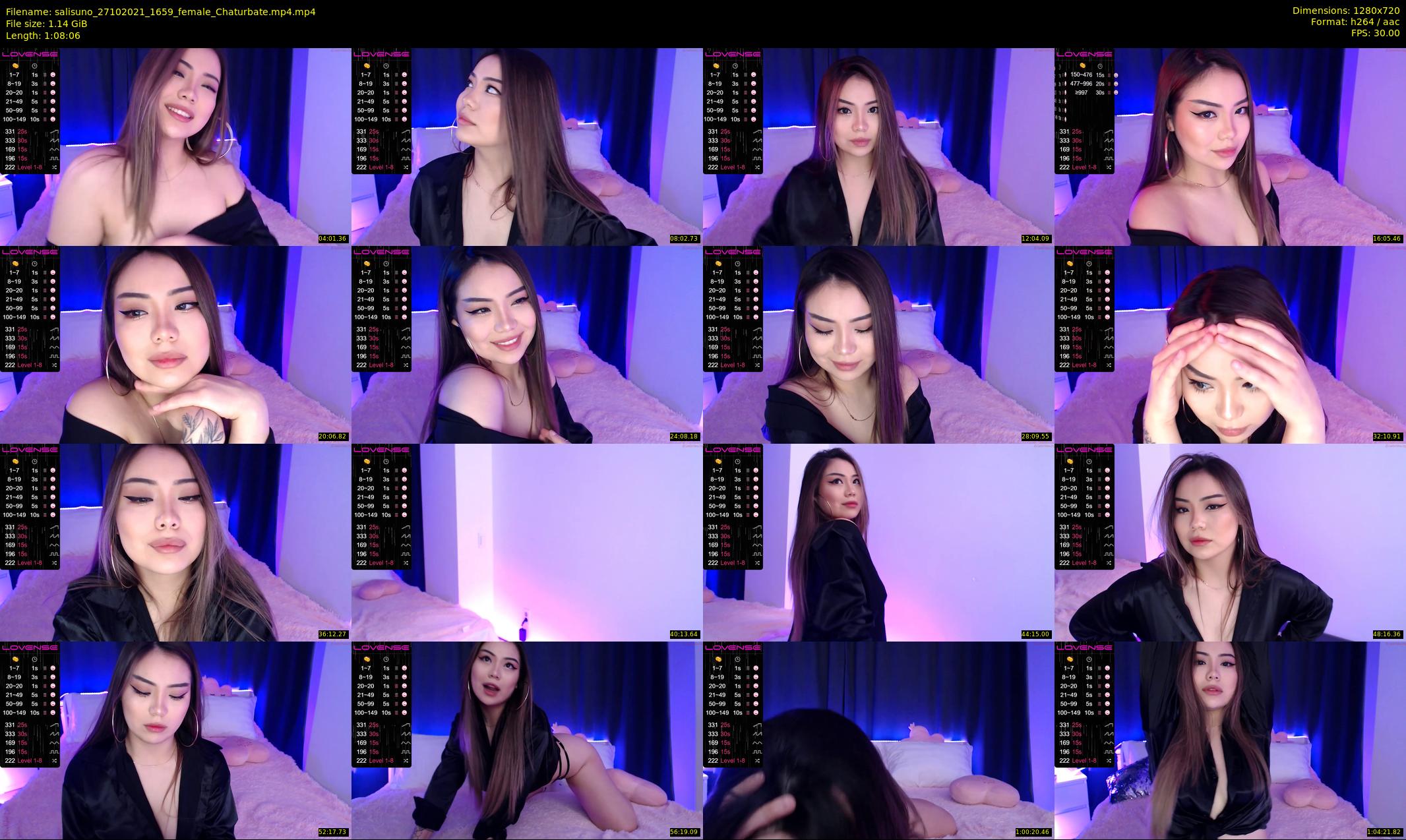 salisuno — 69 minute Chaturbate female cam show recording, 720p, Oct 27, 2021