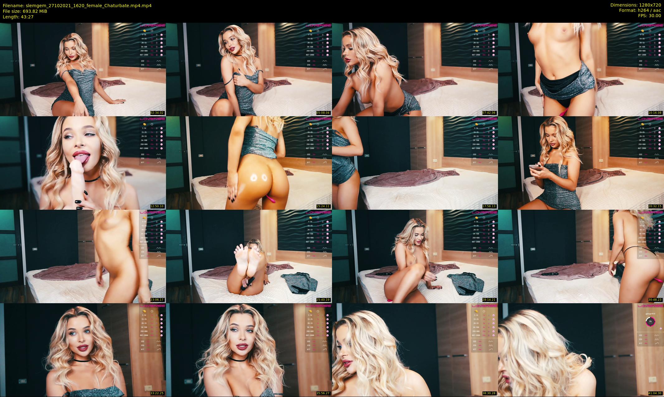 slemgem — 44 minute Chaturbate couple cam show recording, 720p, Oct 27, 2021