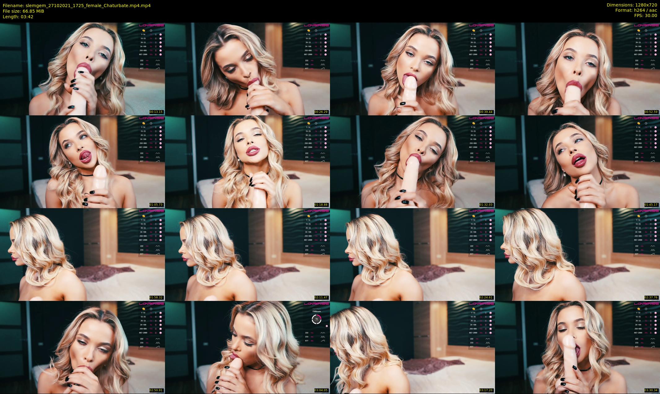slemgem — 4 minute Chaturbate couple cam show recording, 720p, Oct 27, 2021
