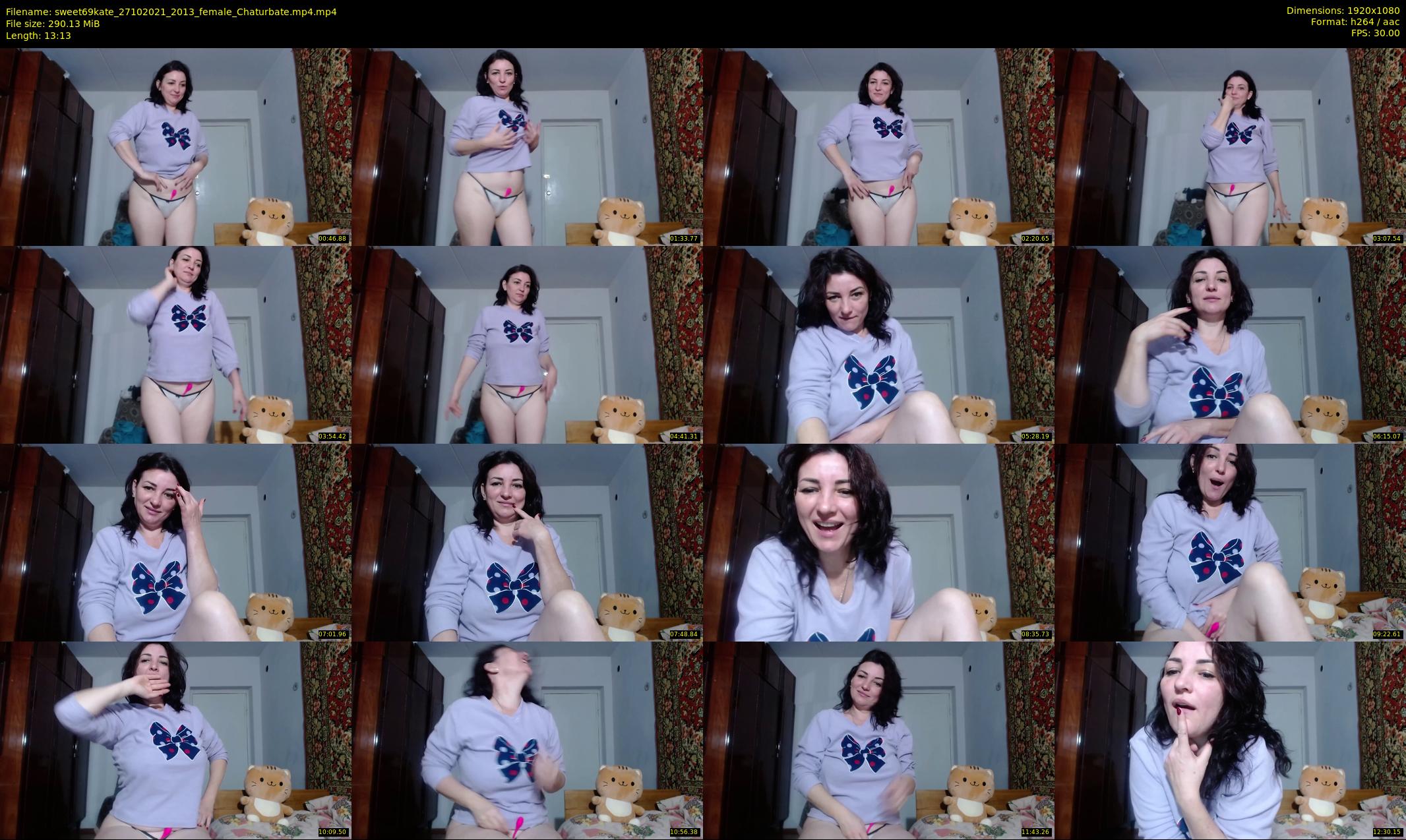 sweet69kate — 14 minute Chaturbate female cam show recording, 1080p, Oct 27, 2021