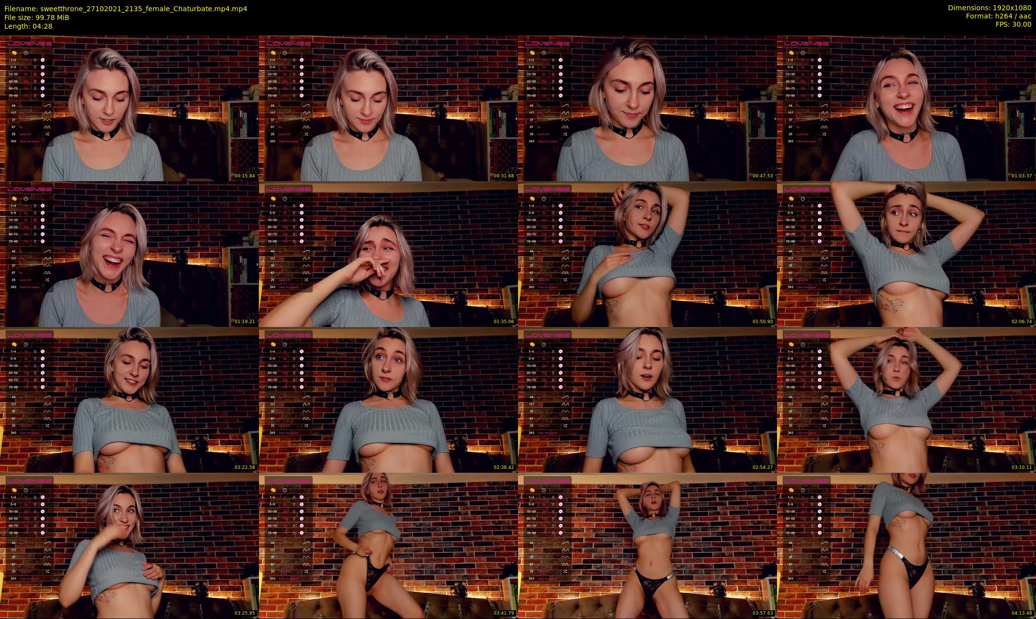 sweetthrone — 5 minute Chaturbate couple cam show recording, 1080p, Oct 27, 2021