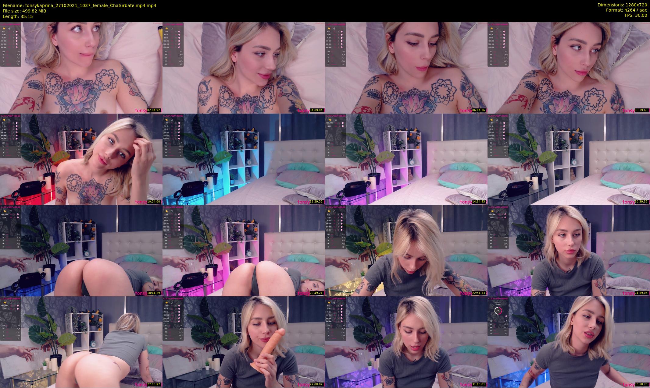 tonsykaprina — 36 minute Chaturbate couple cam show recording, 720p, Oct 27, 2021
