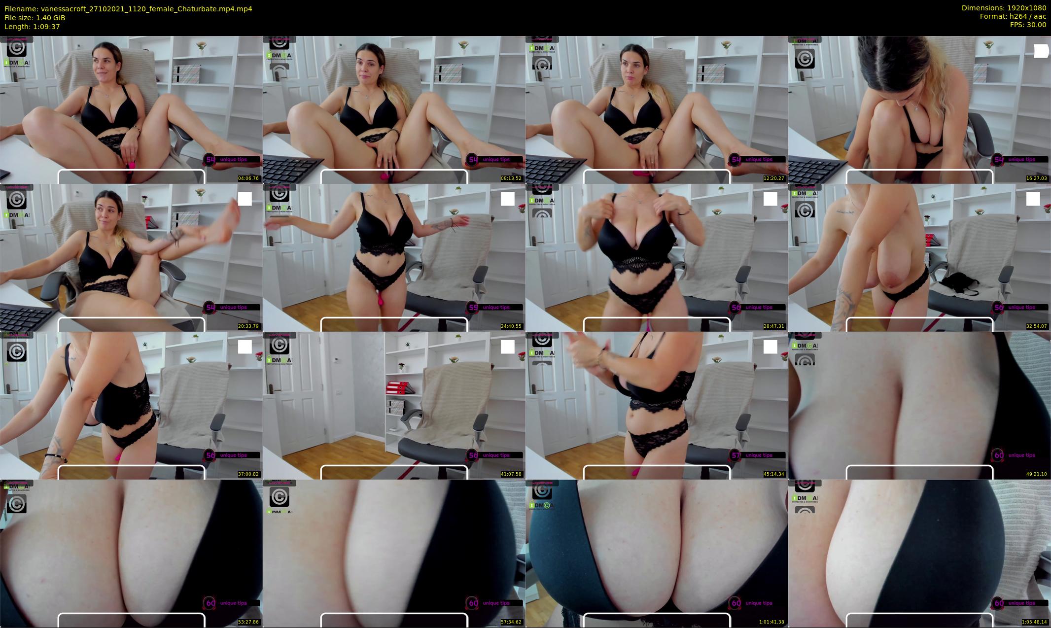vanessacroft — 70 minute Chaturbate female cam show recording, 1080p, Oct 27, 2021