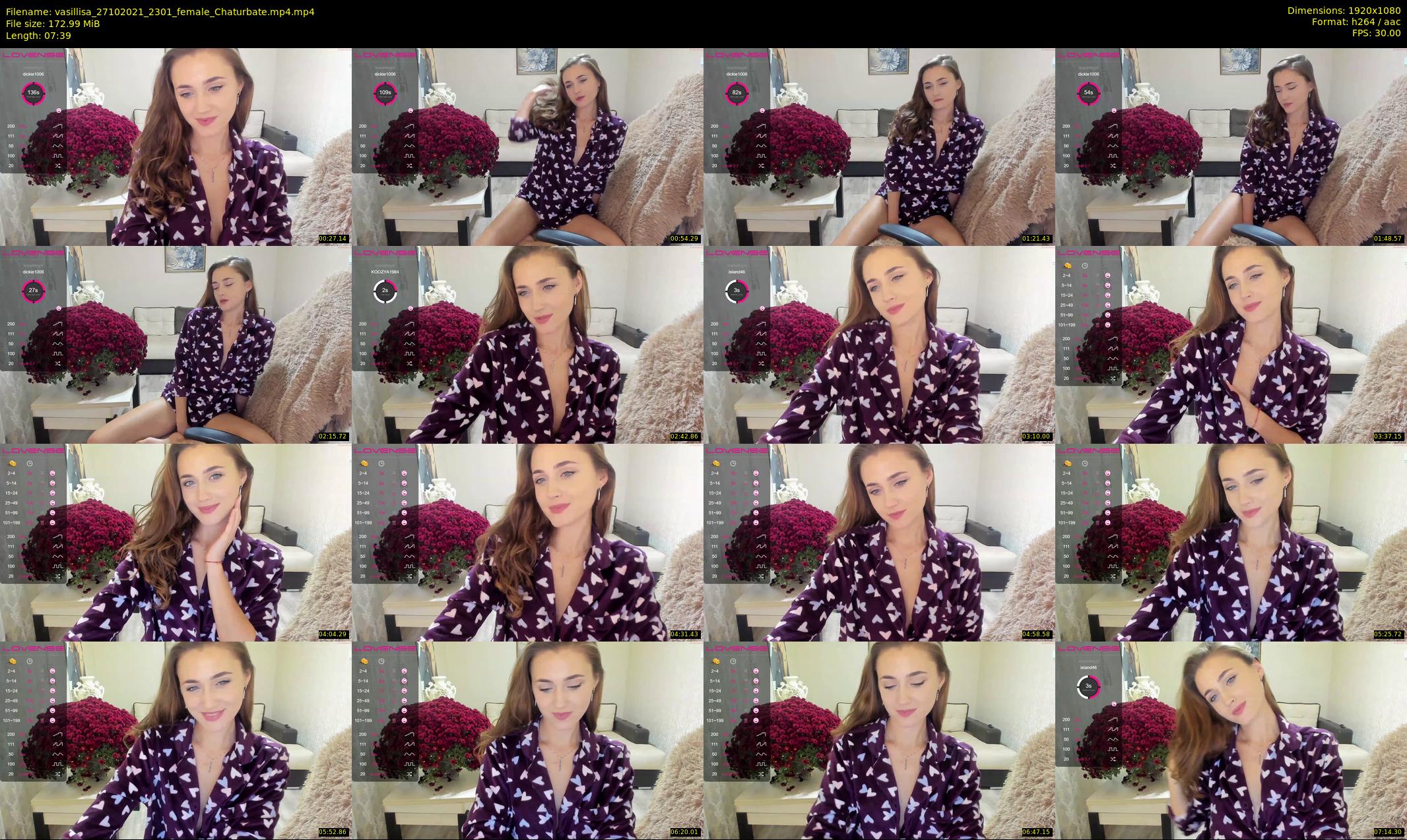 vasillisa — 8 minute Chaturbate female cam show recording, 1080p, Oct 27, 2021
